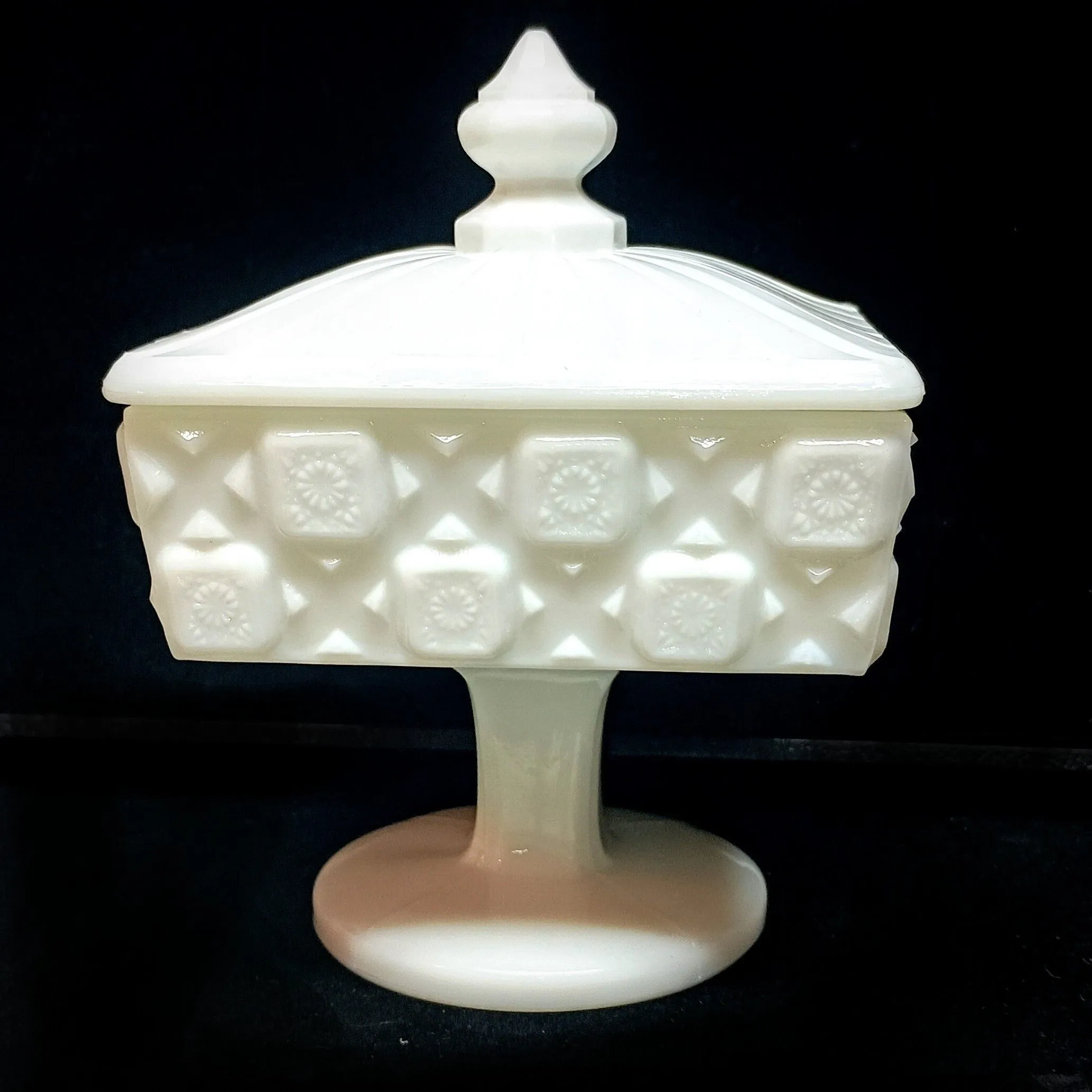 Product image for Milk Glass Candy Dish Westmoreland