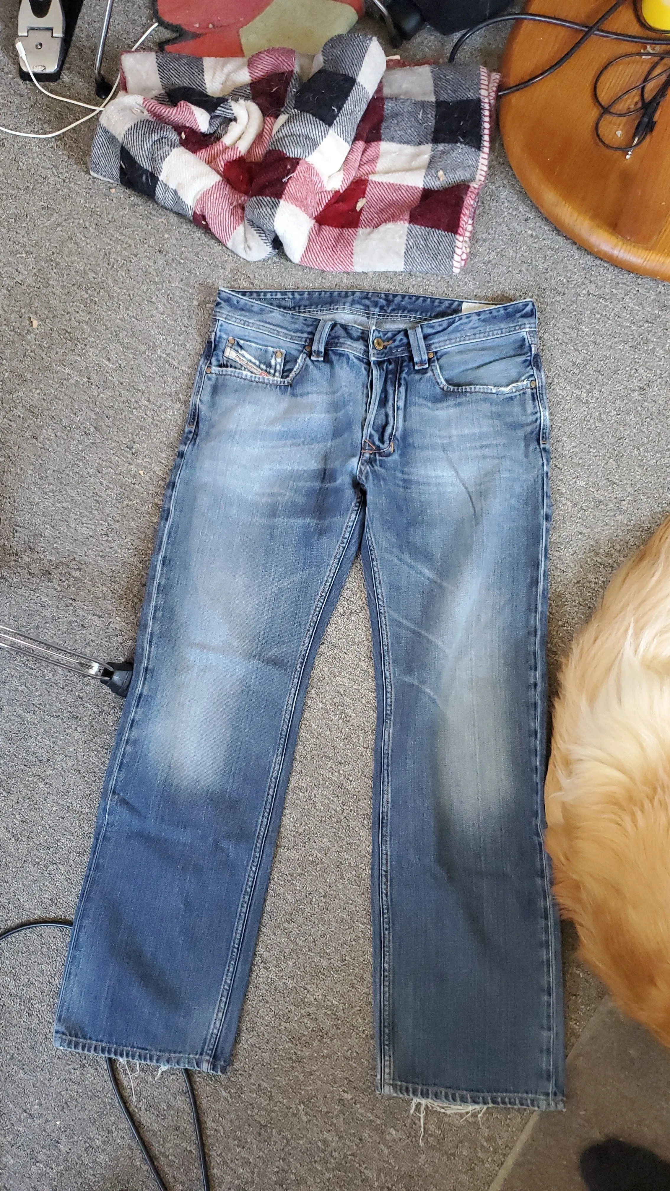 Product image for 33x32 Diesel Larkee Straight Leg jeans