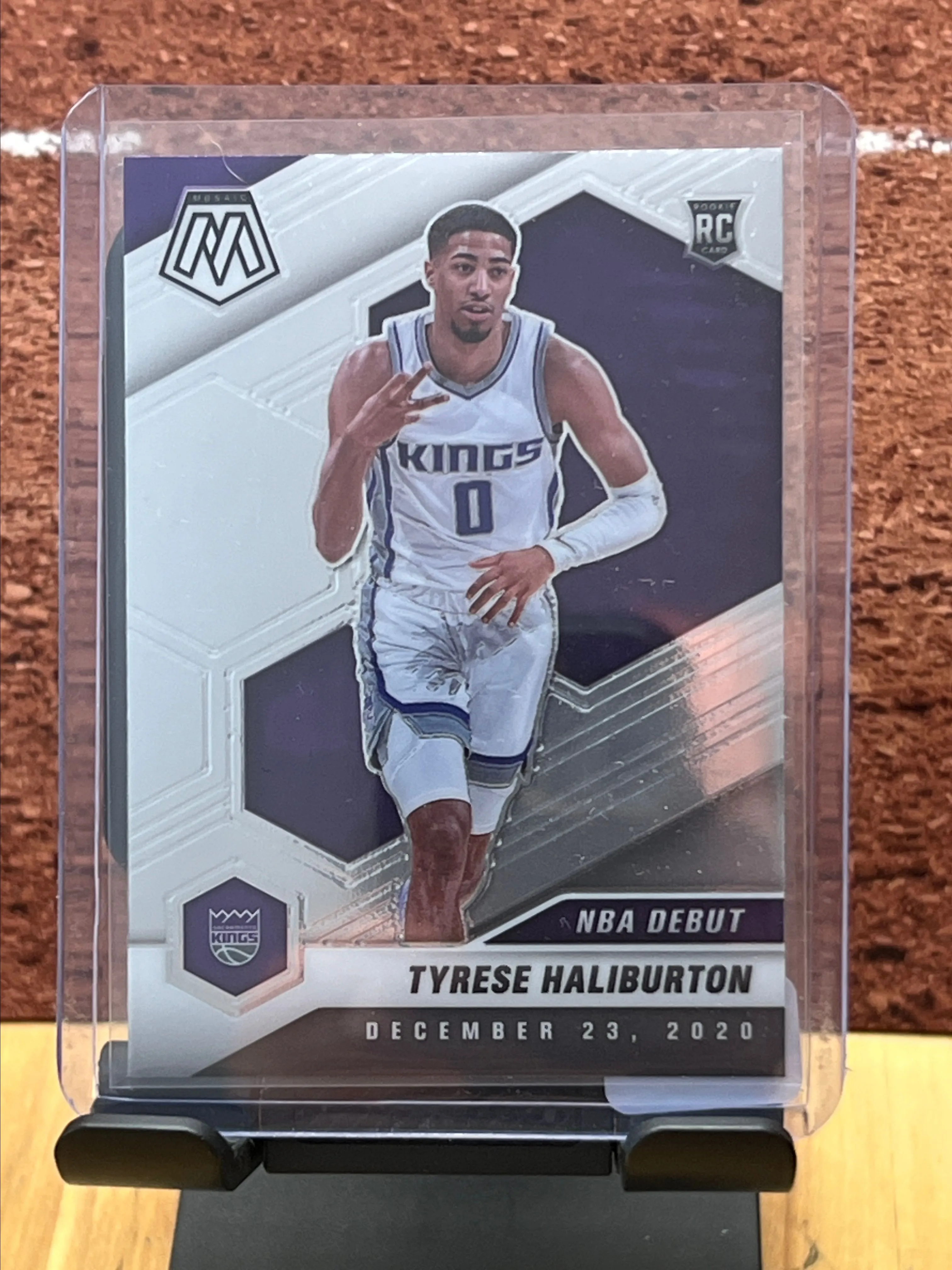 Product image for 2020-2021 Mosaic NBA Debut #264 Tyrese Haliburton Rookie Card Pacers