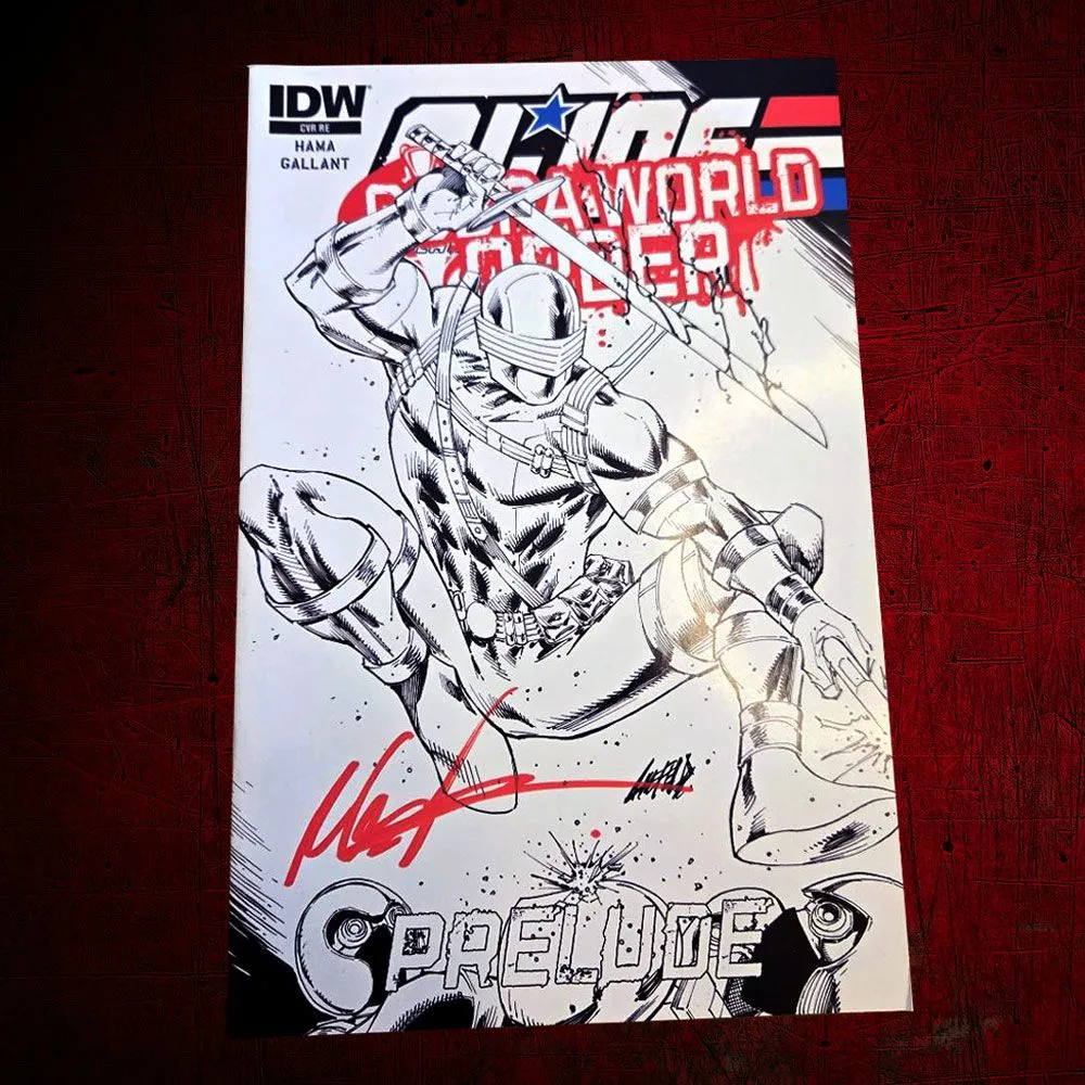 Product image for GI Joe: Cobra World Order Prelude LIEFELD B/W Variant (SIGNED)