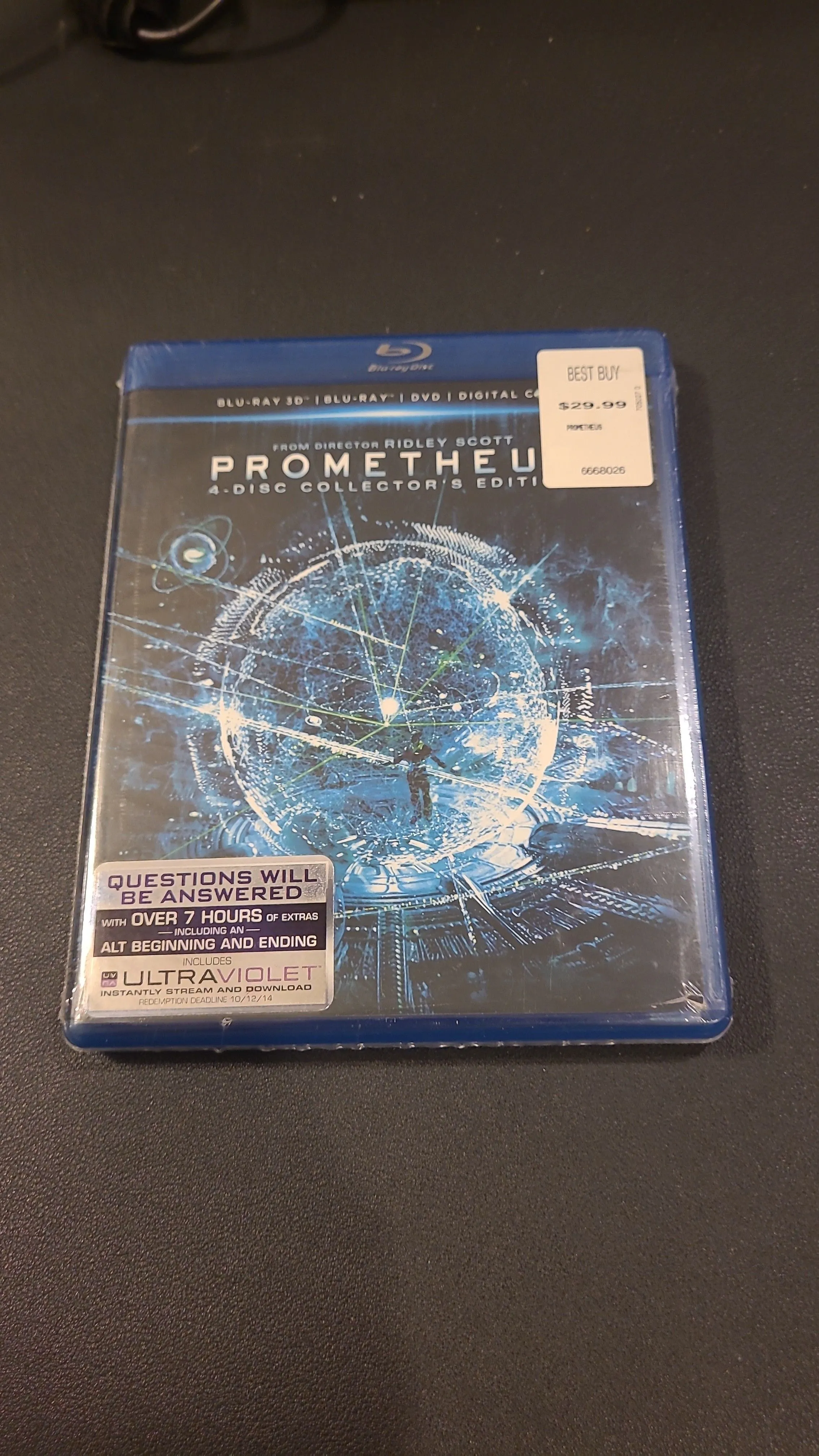 Product image for Prometheus 3D Blu Ray Sealed New