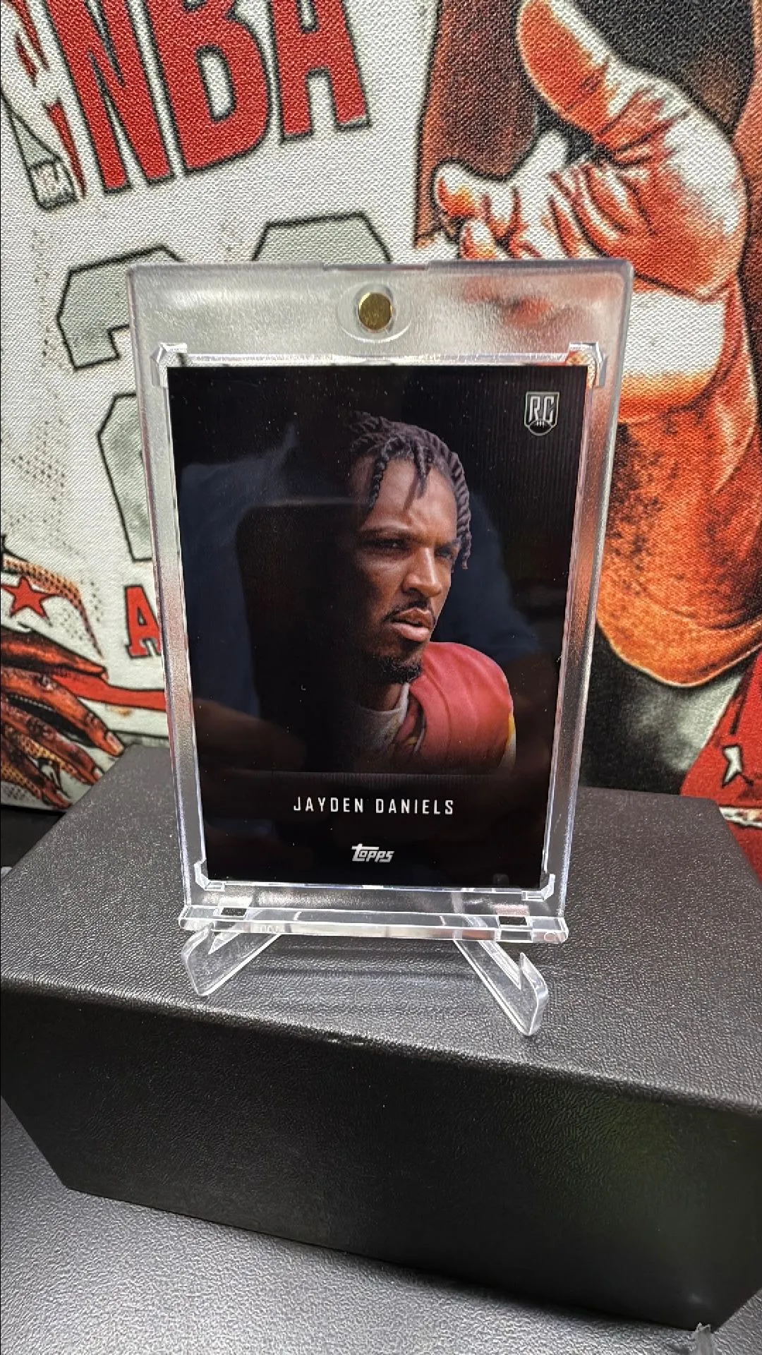 Product image for Jayden Daniels Topps midnight twilight case hit super clean