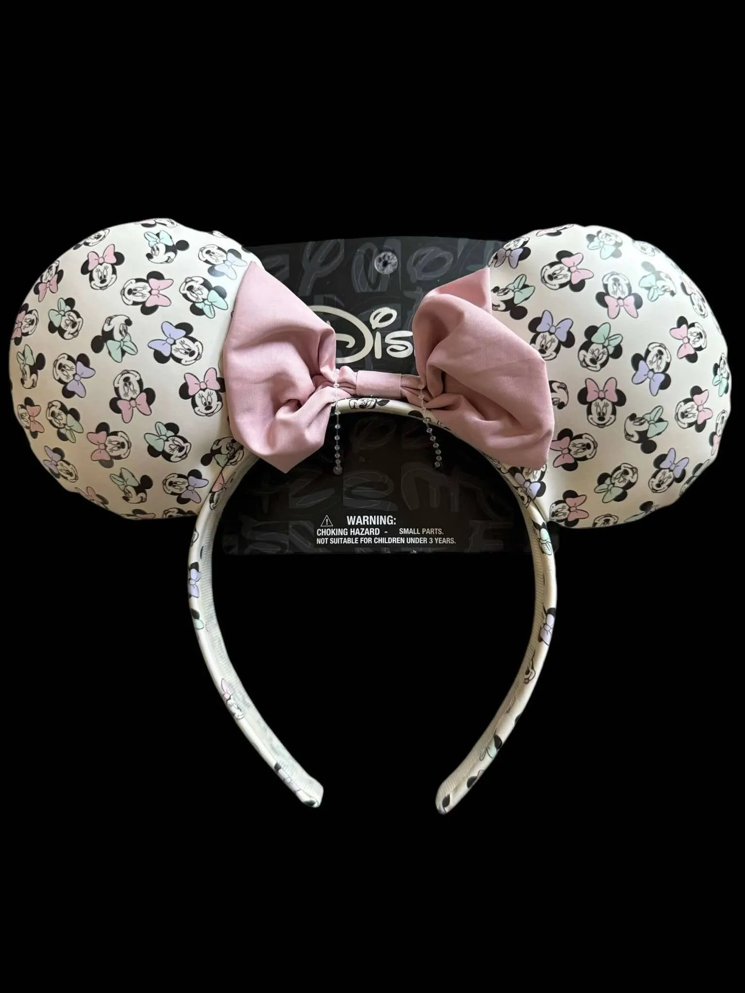Product image for Disney Headband Pastel Minnie Mouse AOP Minnie Ears