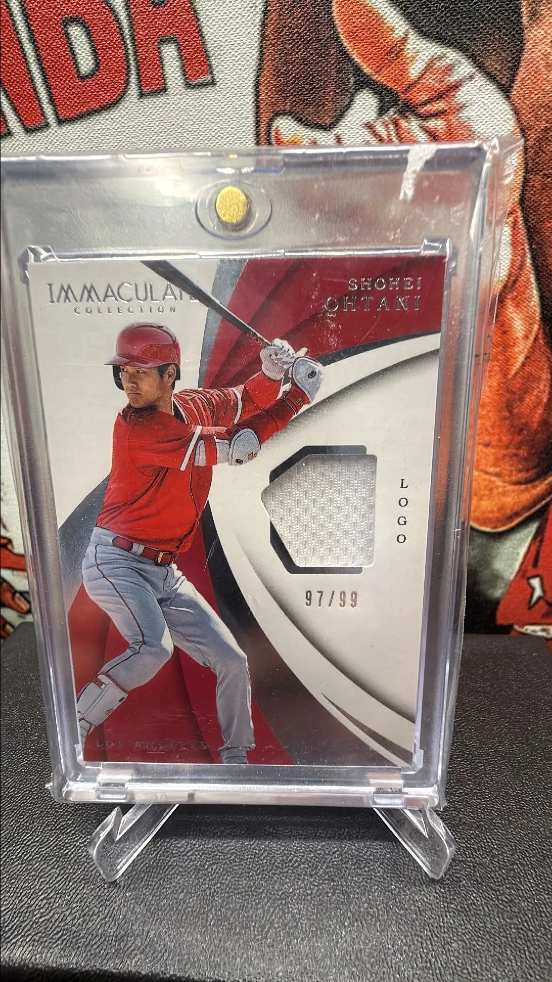 Product image for Shohei Ohtani immaculate rookie player worn Jersey 97/99