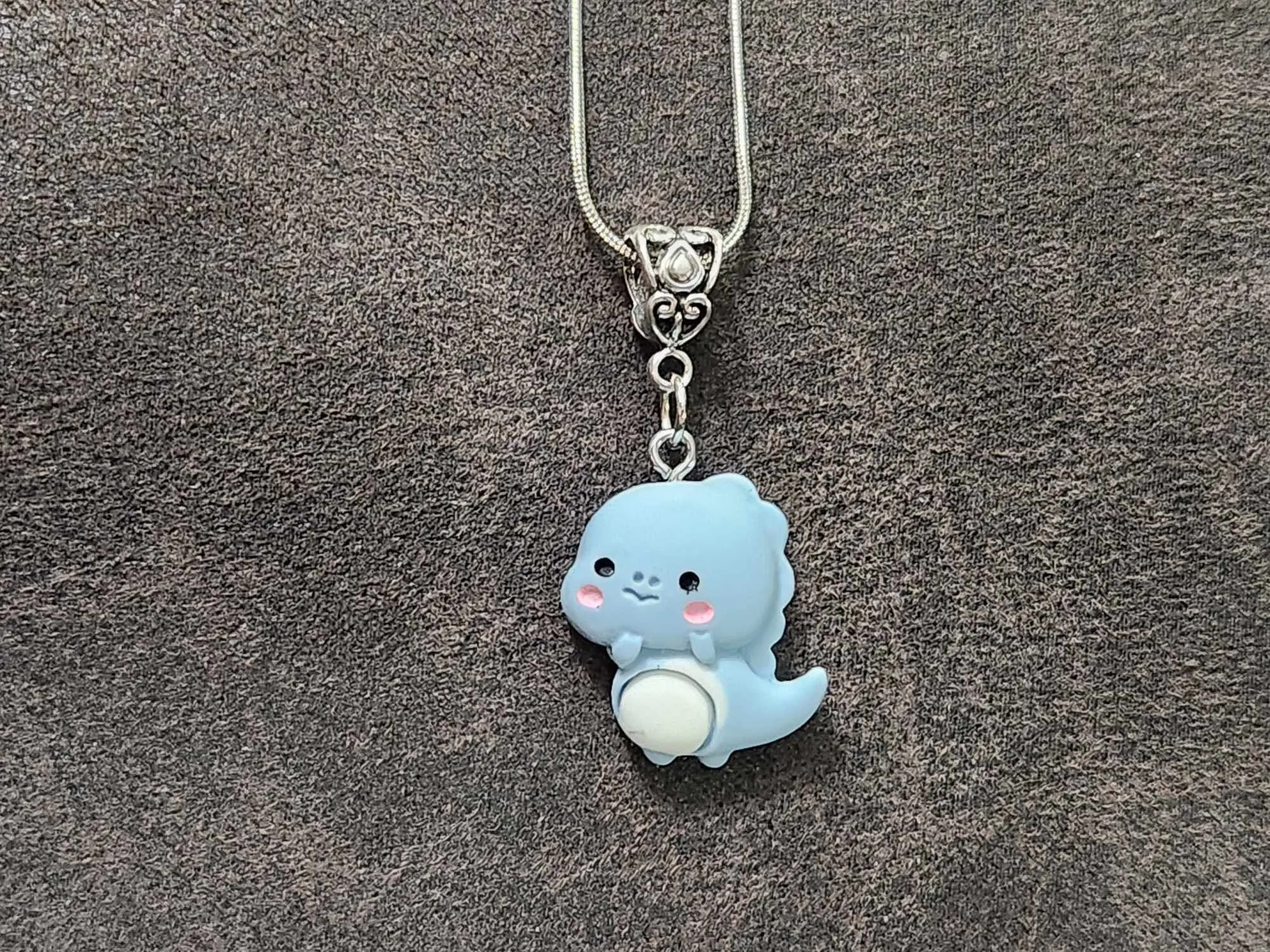 Product image for Blue Dinosaur Necklace 