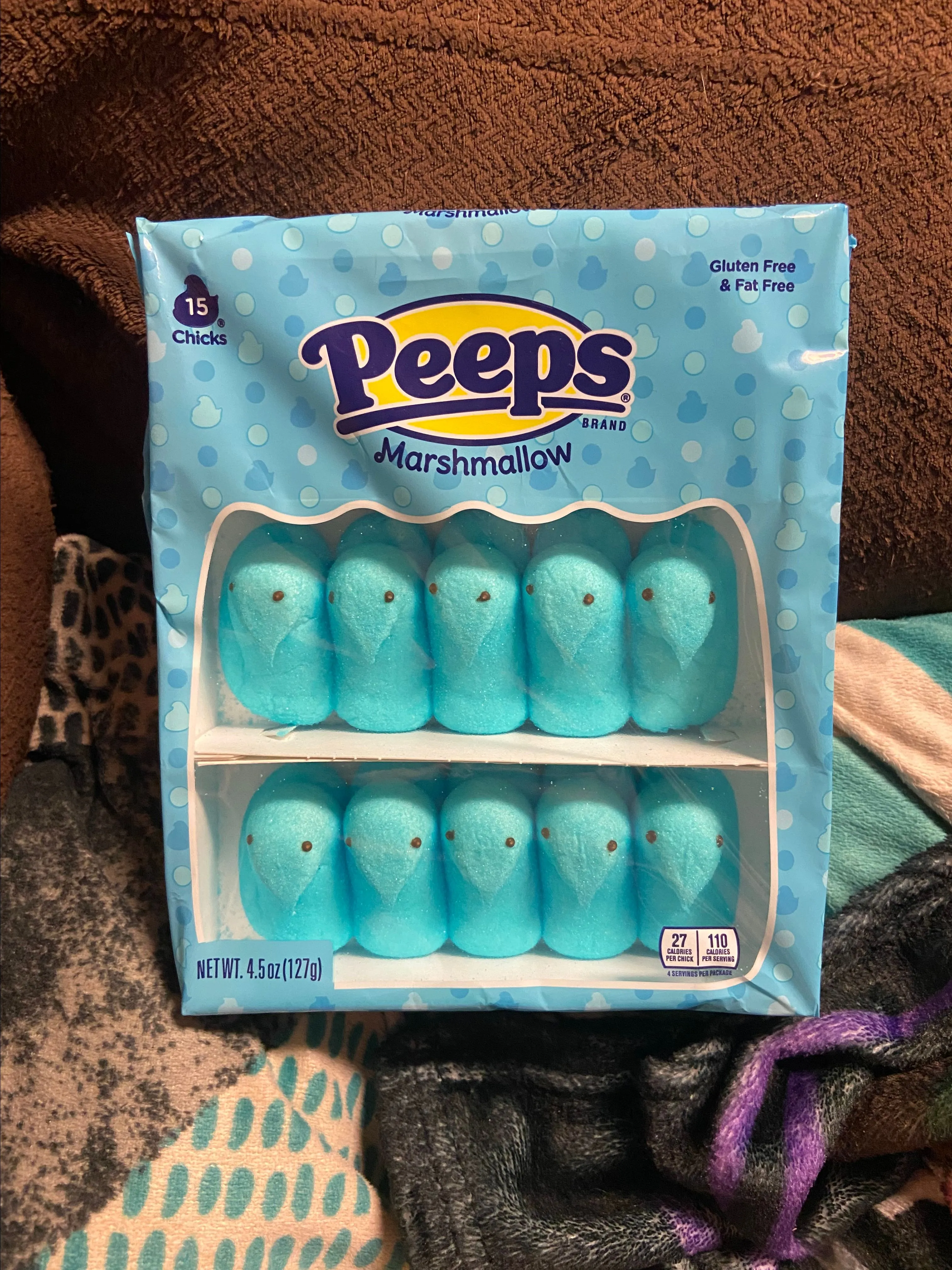 Product image for XSNACKS- peeps blue 15pk