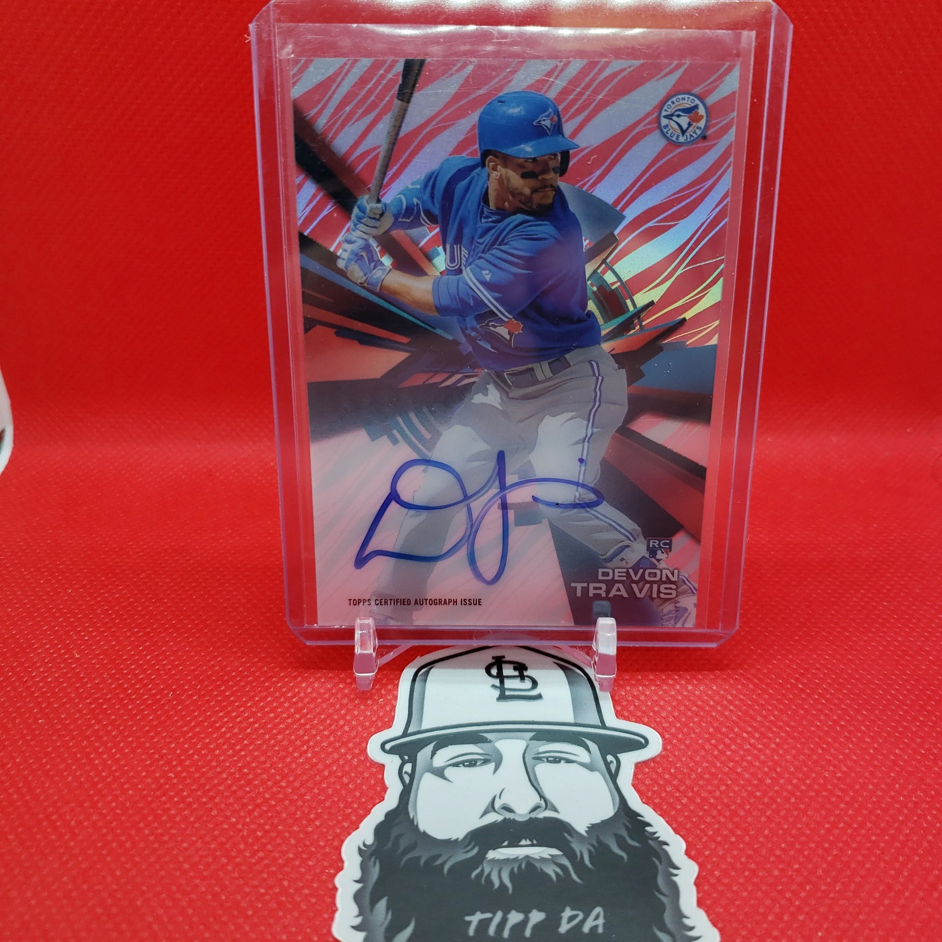 Product image for 2015 Topps HIGH TEK Devon travis RC auto TOR