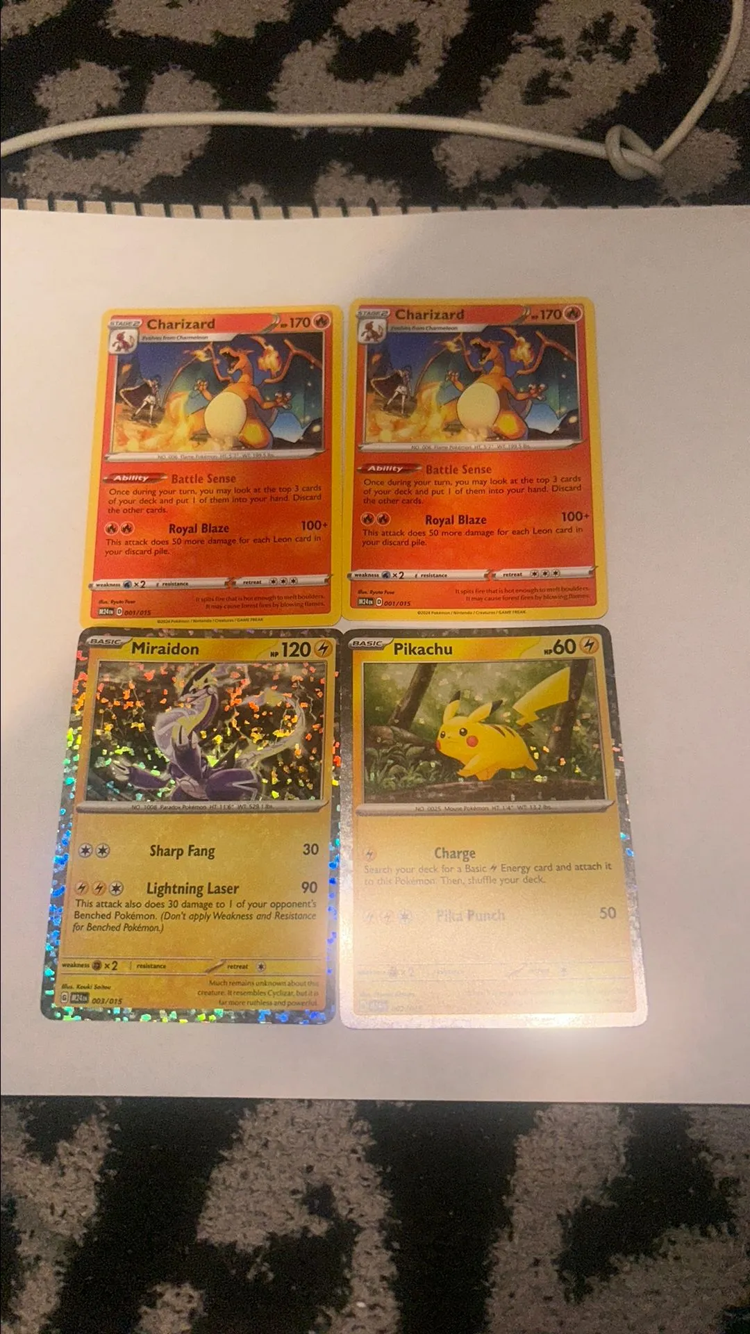 Product image for 4 Card Lot