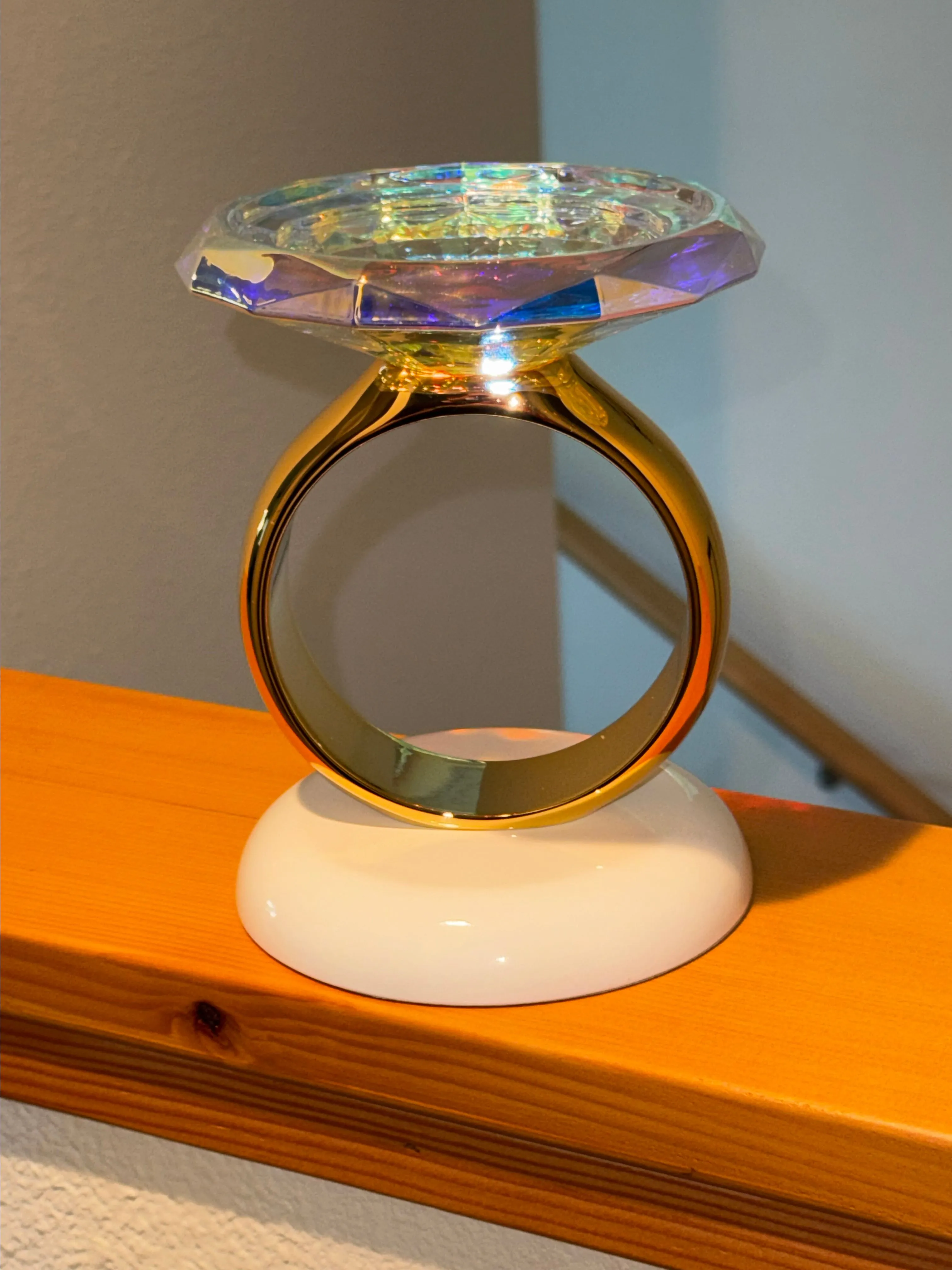 Product image for Bath and Body Works 3 Wick "Wedding Ring" Diamond Ring Candle Holder