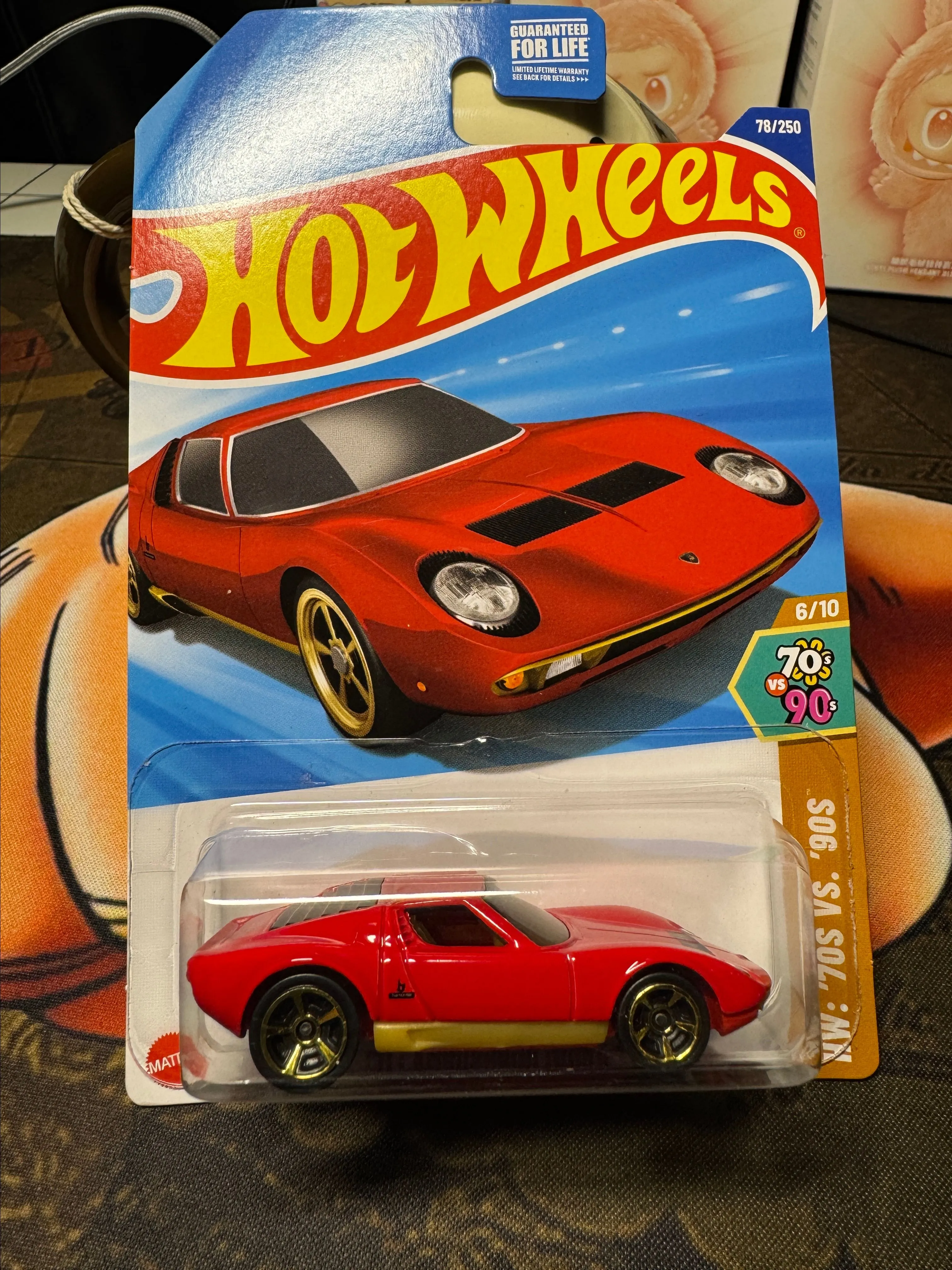 Product image for Hot wheel 71 Lamborghini MIURA SV