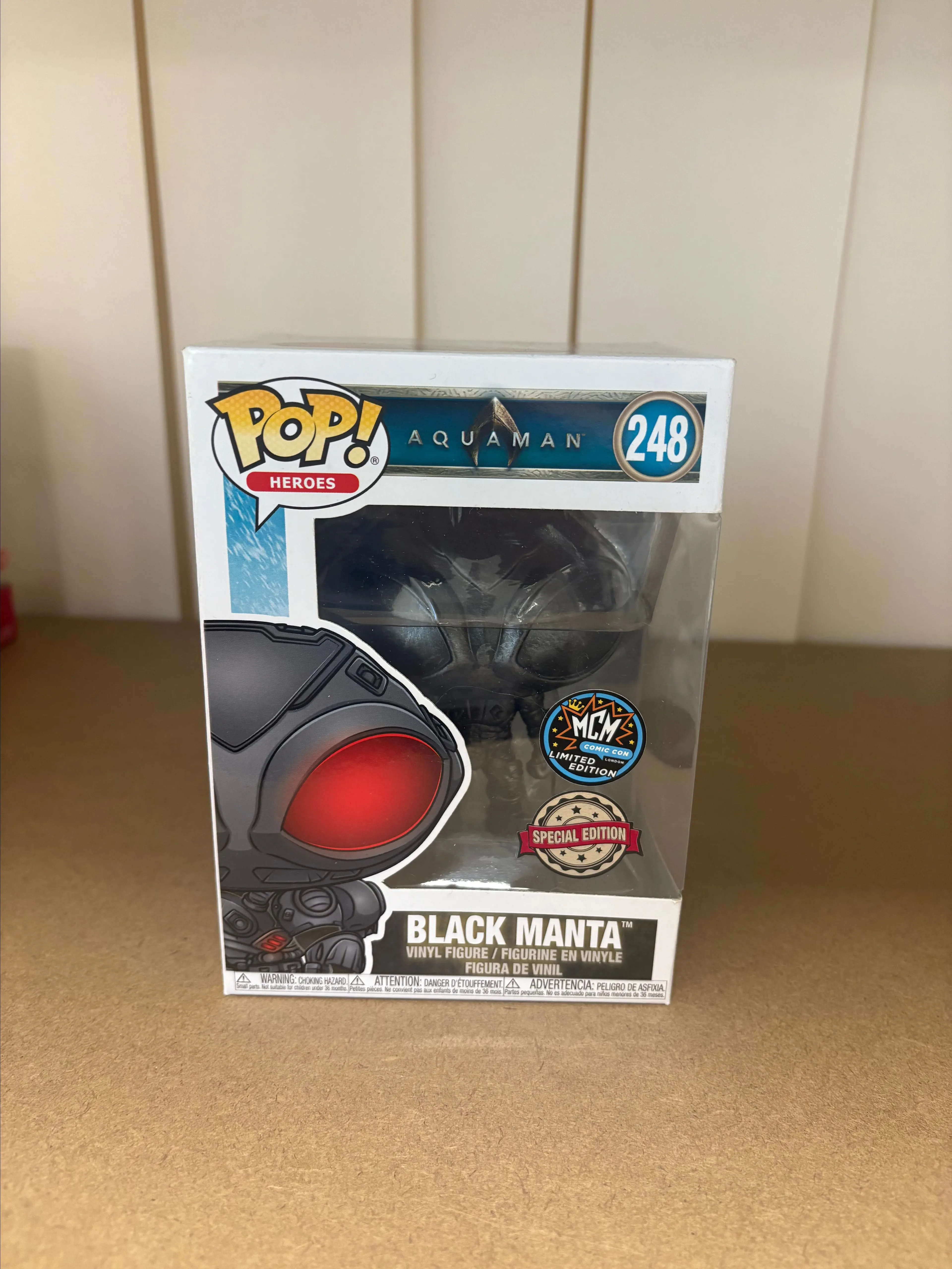 Product image for Black Manta #248 Aquaman Funko Pop! MCM Comic Con Limited Edition Heroes