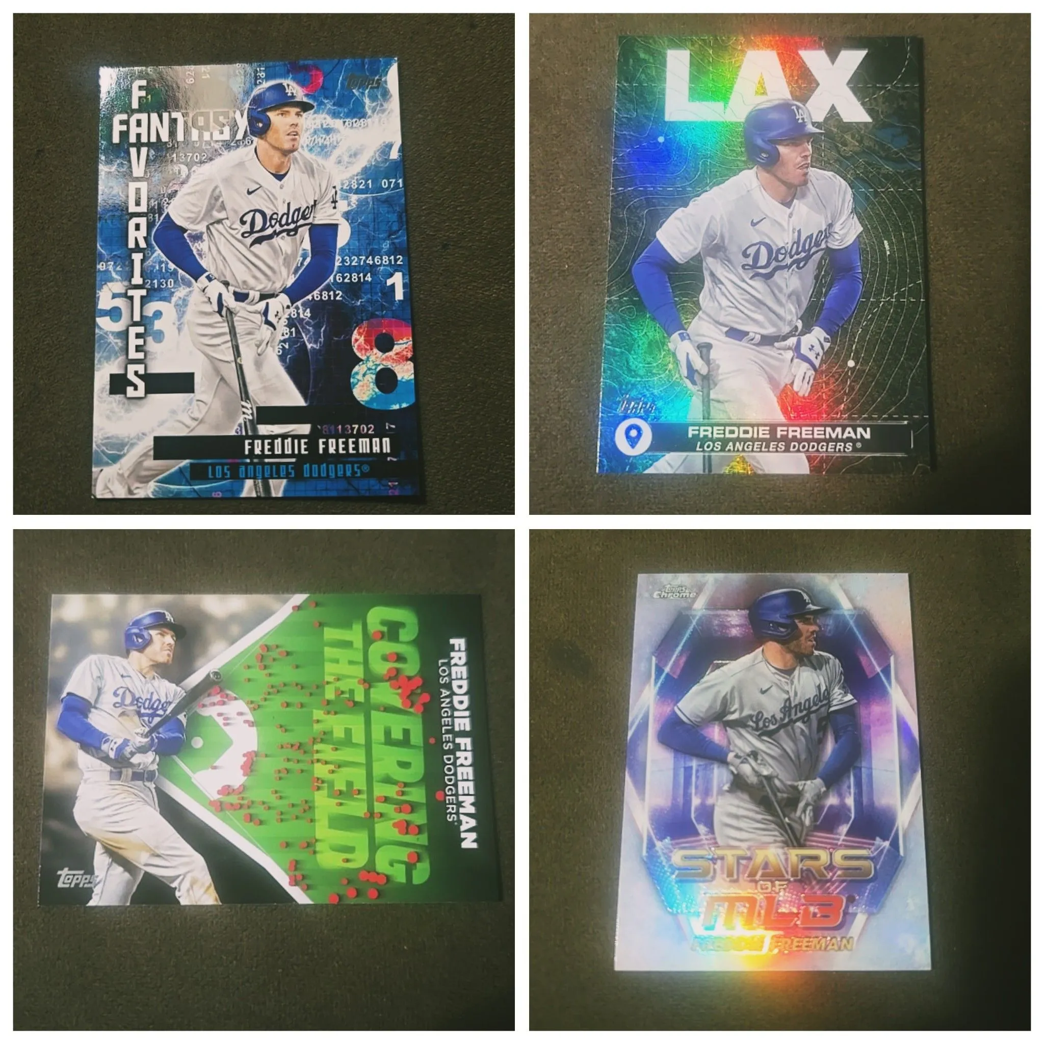 Product image for Freddie Freeman card lot 4