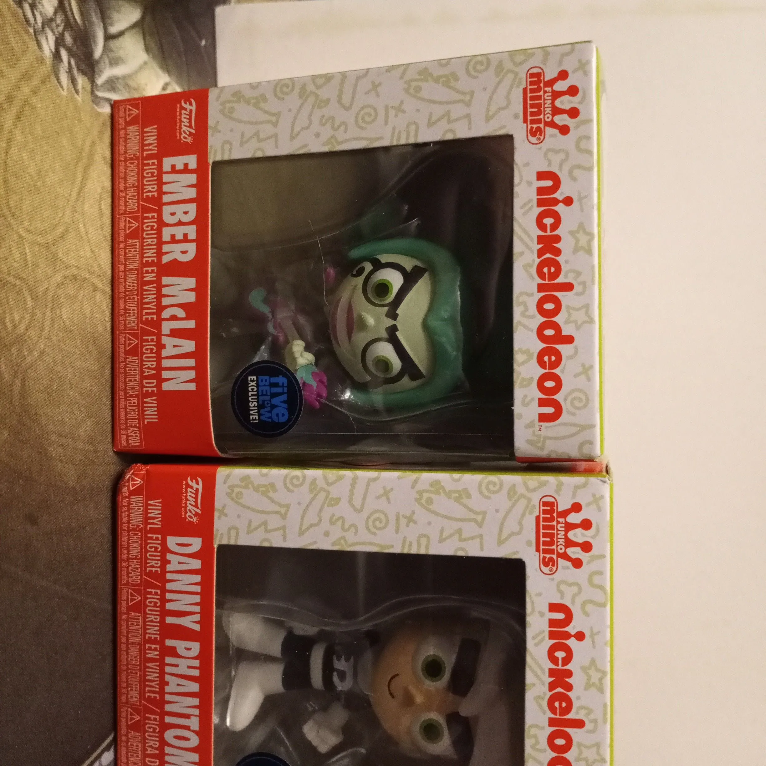 Product image for Funko Minis Nickelodeon Ember McLain & Danny Phantom figures