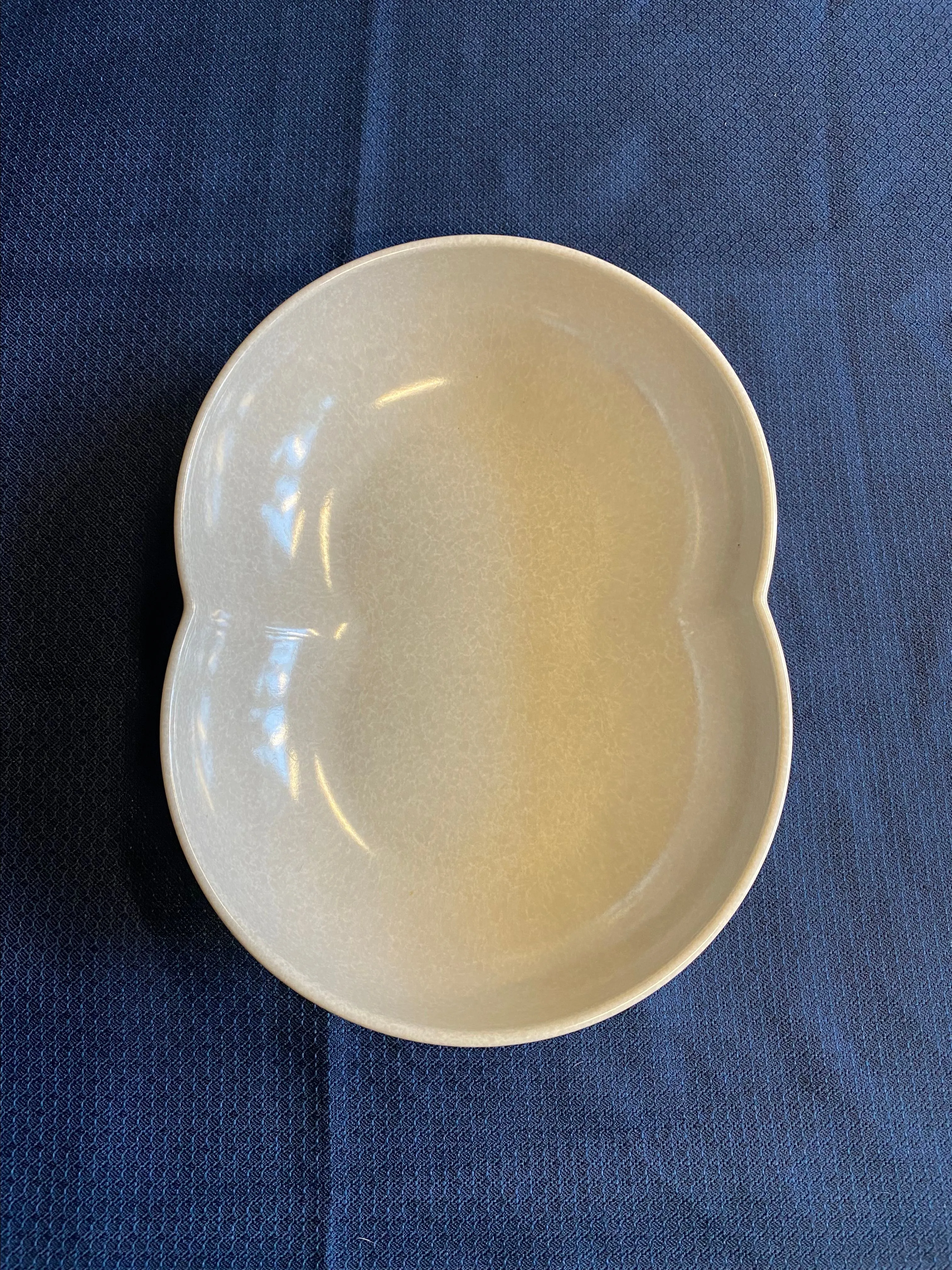 Product image for 1. Vintage Branchell Melmac Melamine Gray Dbl Bubble Serving Bowl