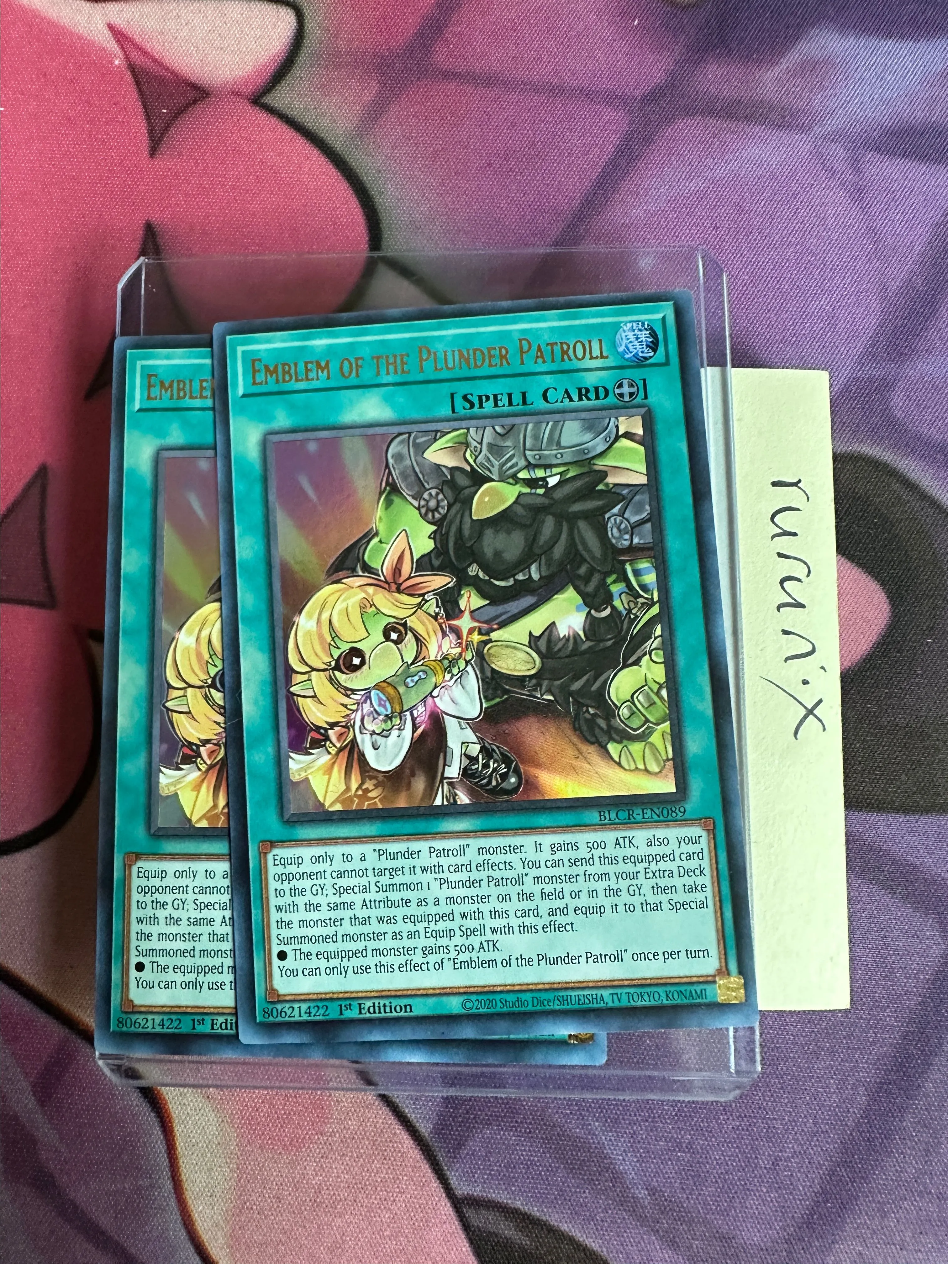2x Yugioh Emblem of the Plunder Patroll BLCR-EN089 Ultra Rare - Battles of  Legend: Crystal Revenge (BLCR)  Whatnot: Shop, Sell, Connect