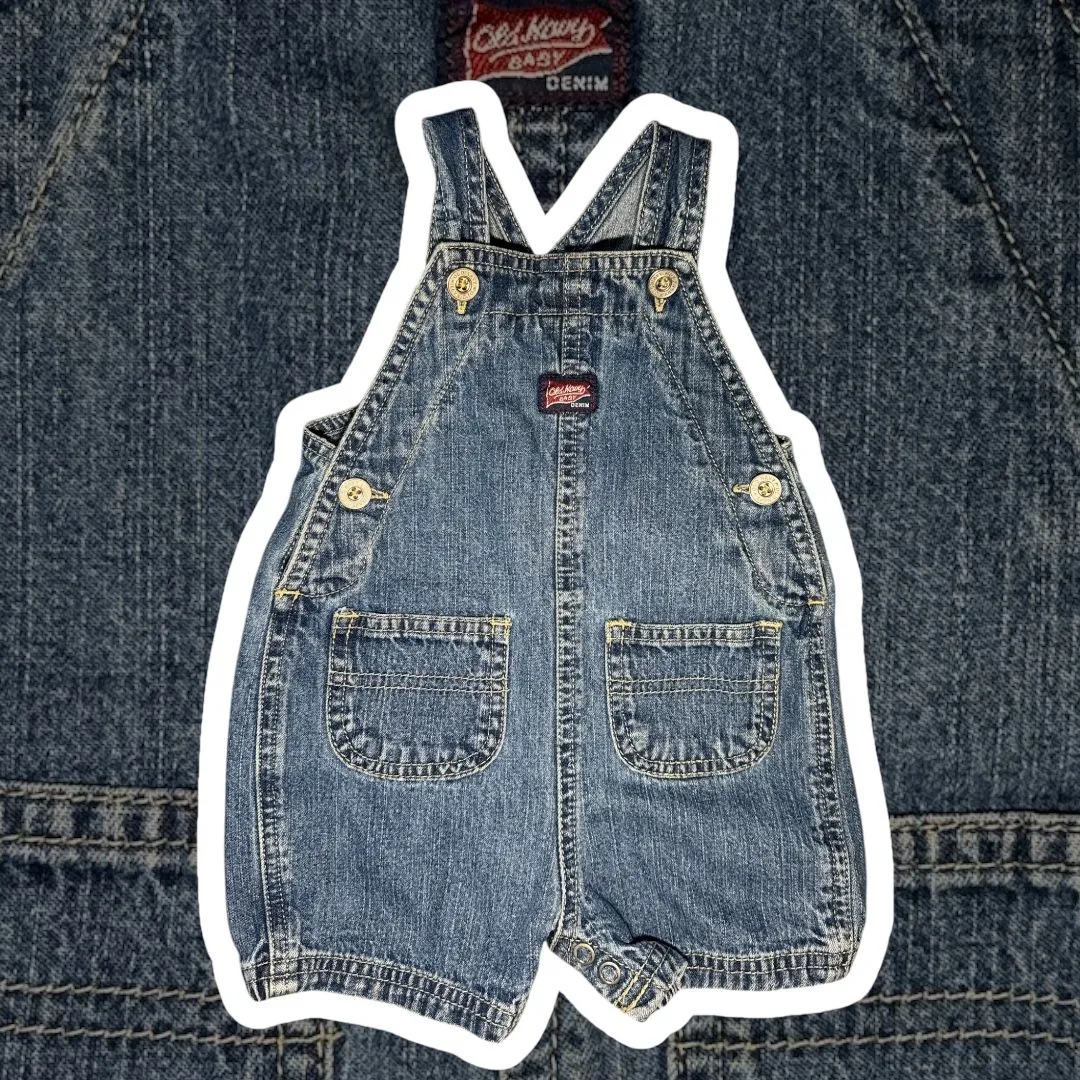 Product image for 3/6M Oldnavy Denim Shortalls