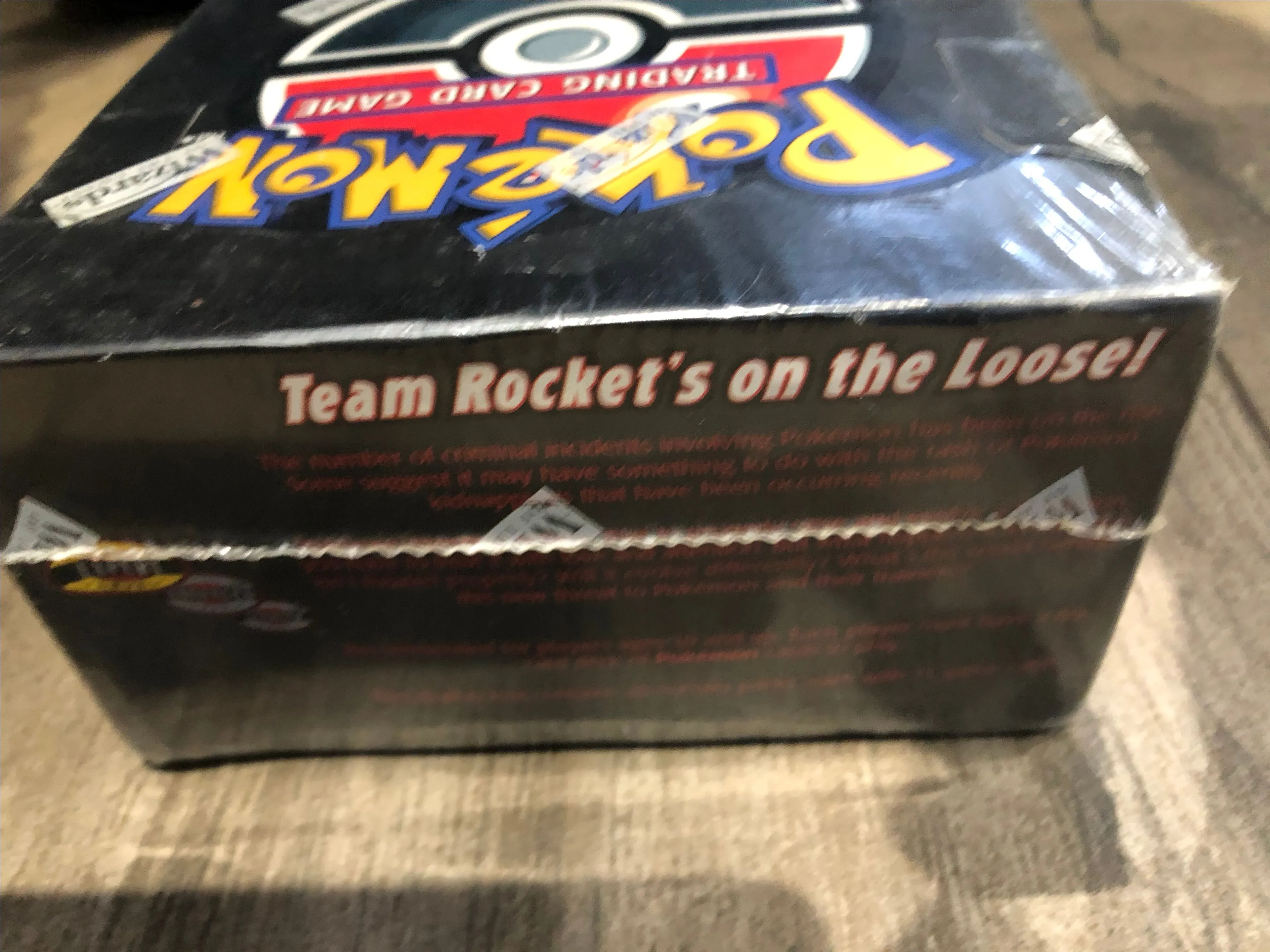 1st edition team rocket pokemon booster box Pokemon Card Game - Team Rocket 1st Edition Booster Pack