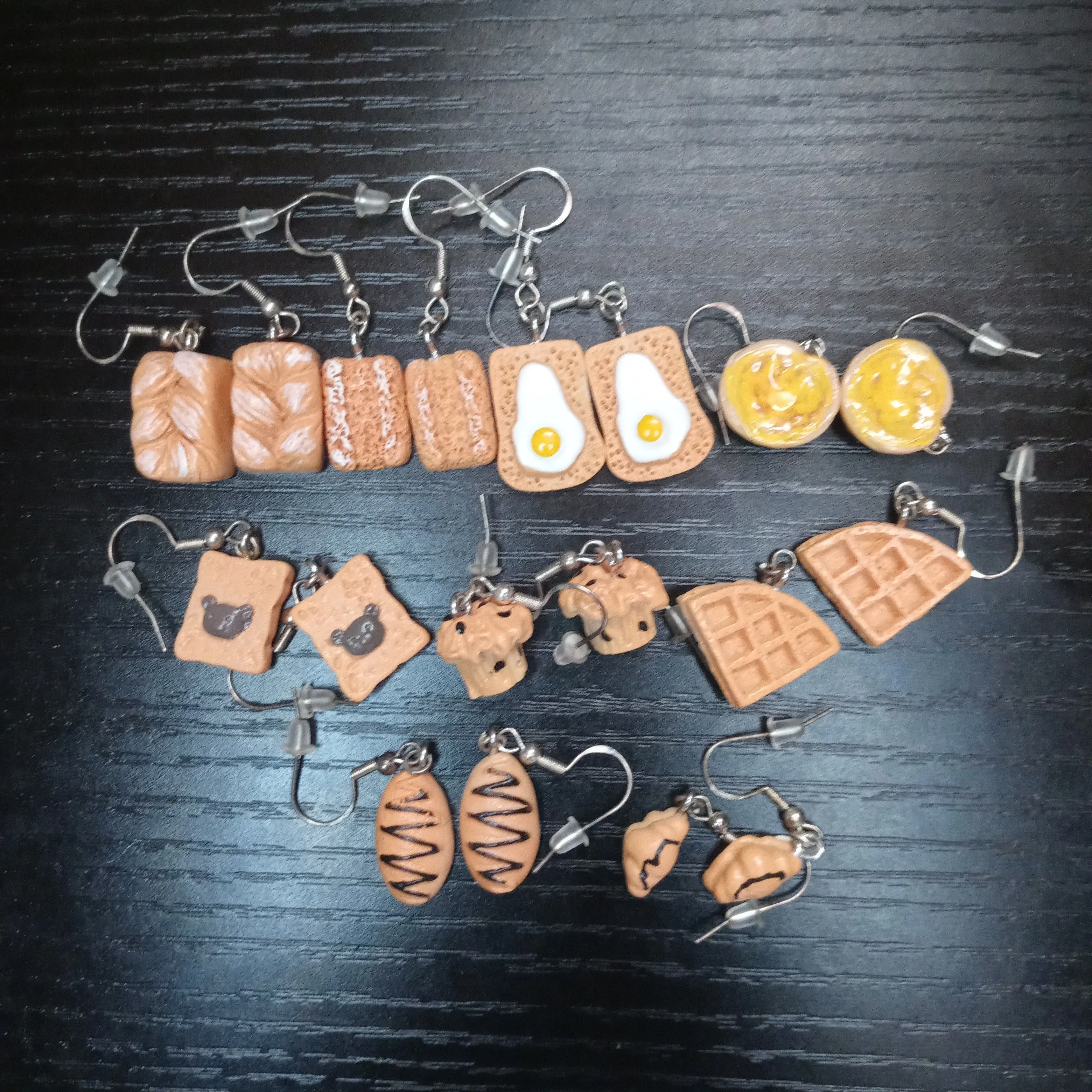 Product image for 🍞 bread earrings🍞 (choose 1)