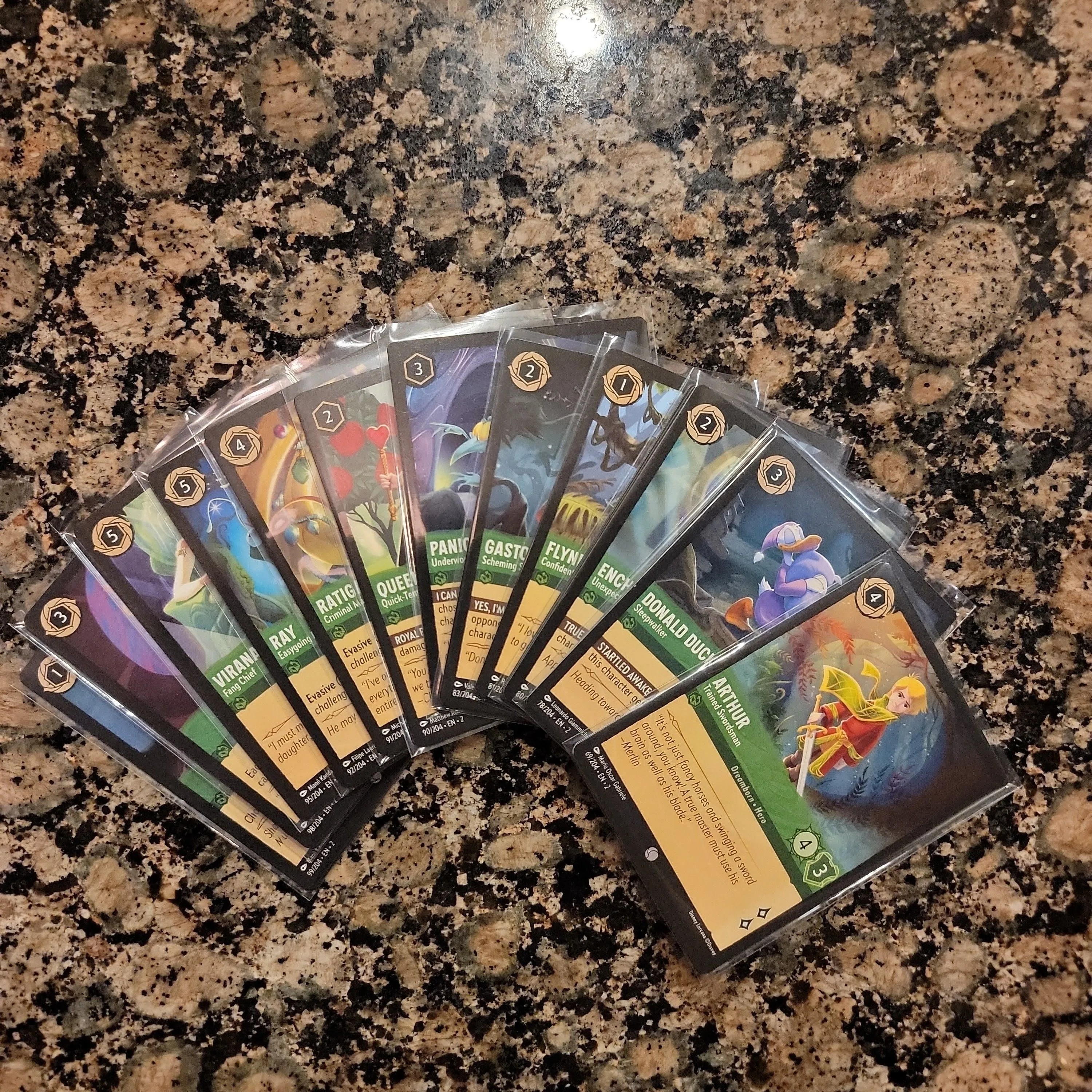 Product image for Lorcana! Full Emerald Common playset from Rise of the Floodborn