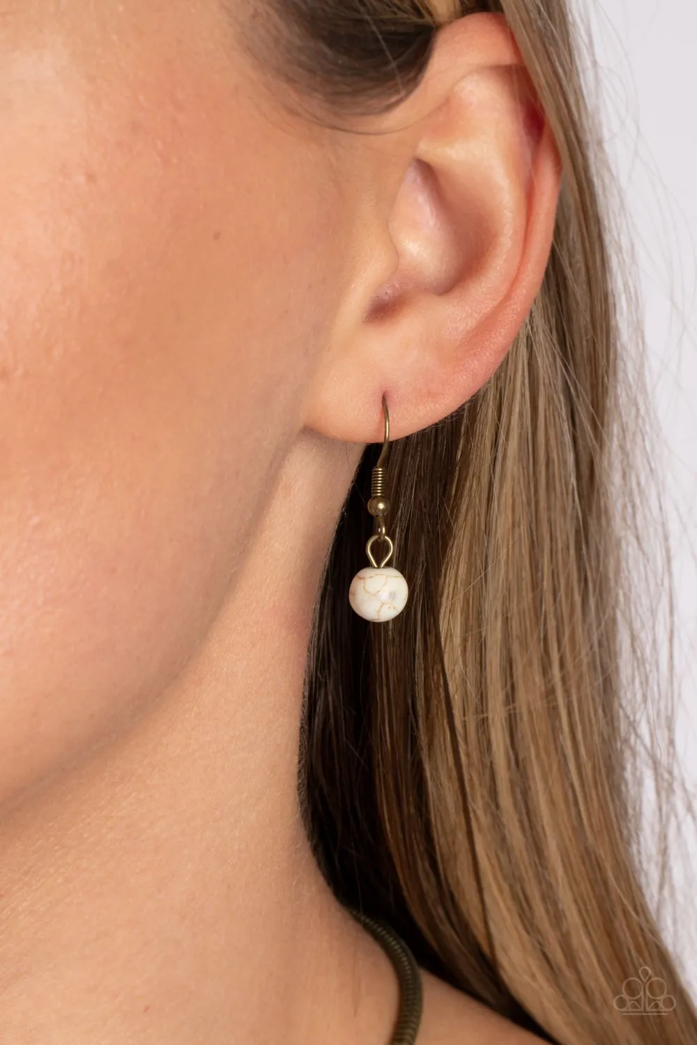 Product image for PAPARAZZI-BOHEMIAN BLOSSOM-BRASS AND FREE-SPIRITED FLOURISH SET