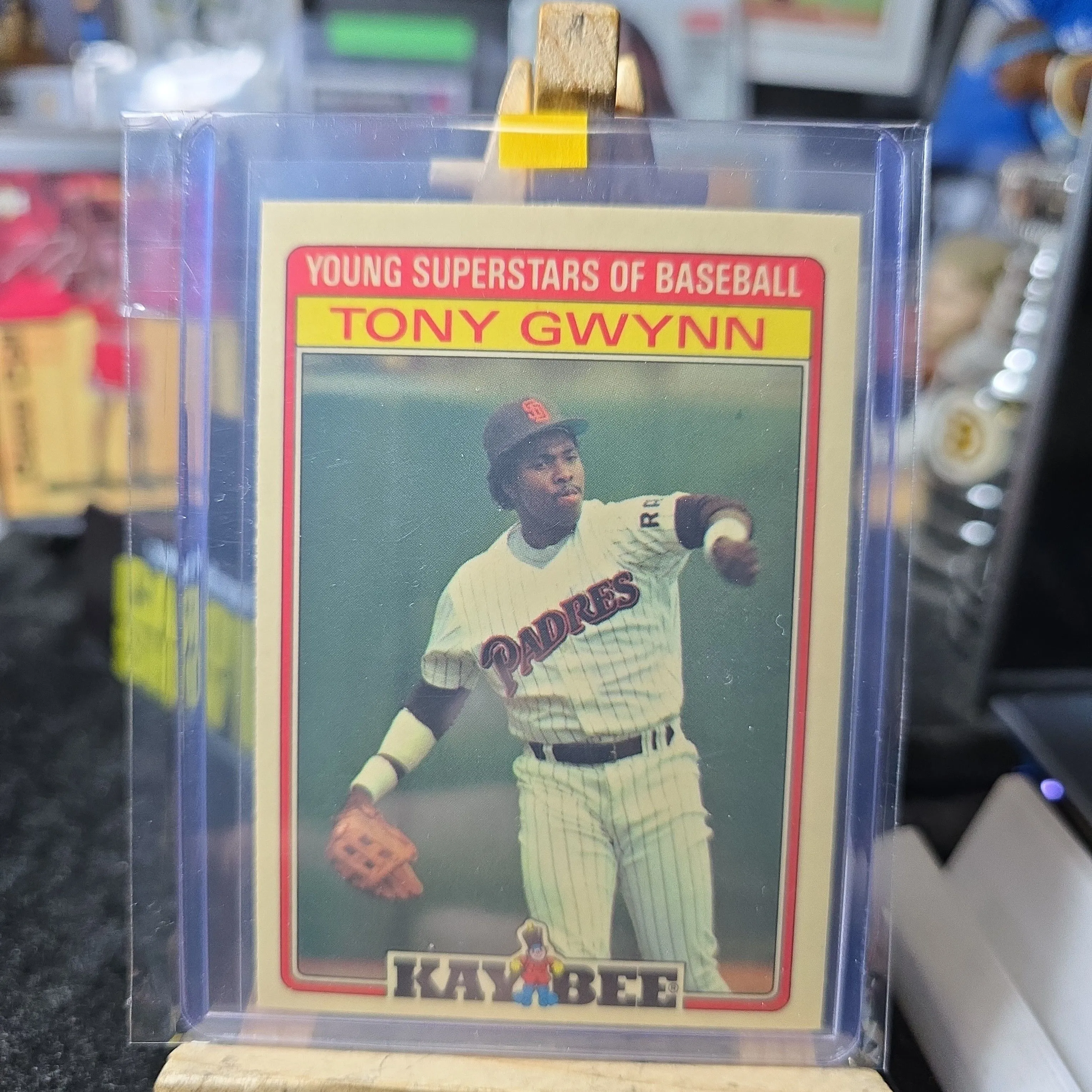Product image for 1986 kaybee TONY GWYNN young superstars of baseball 