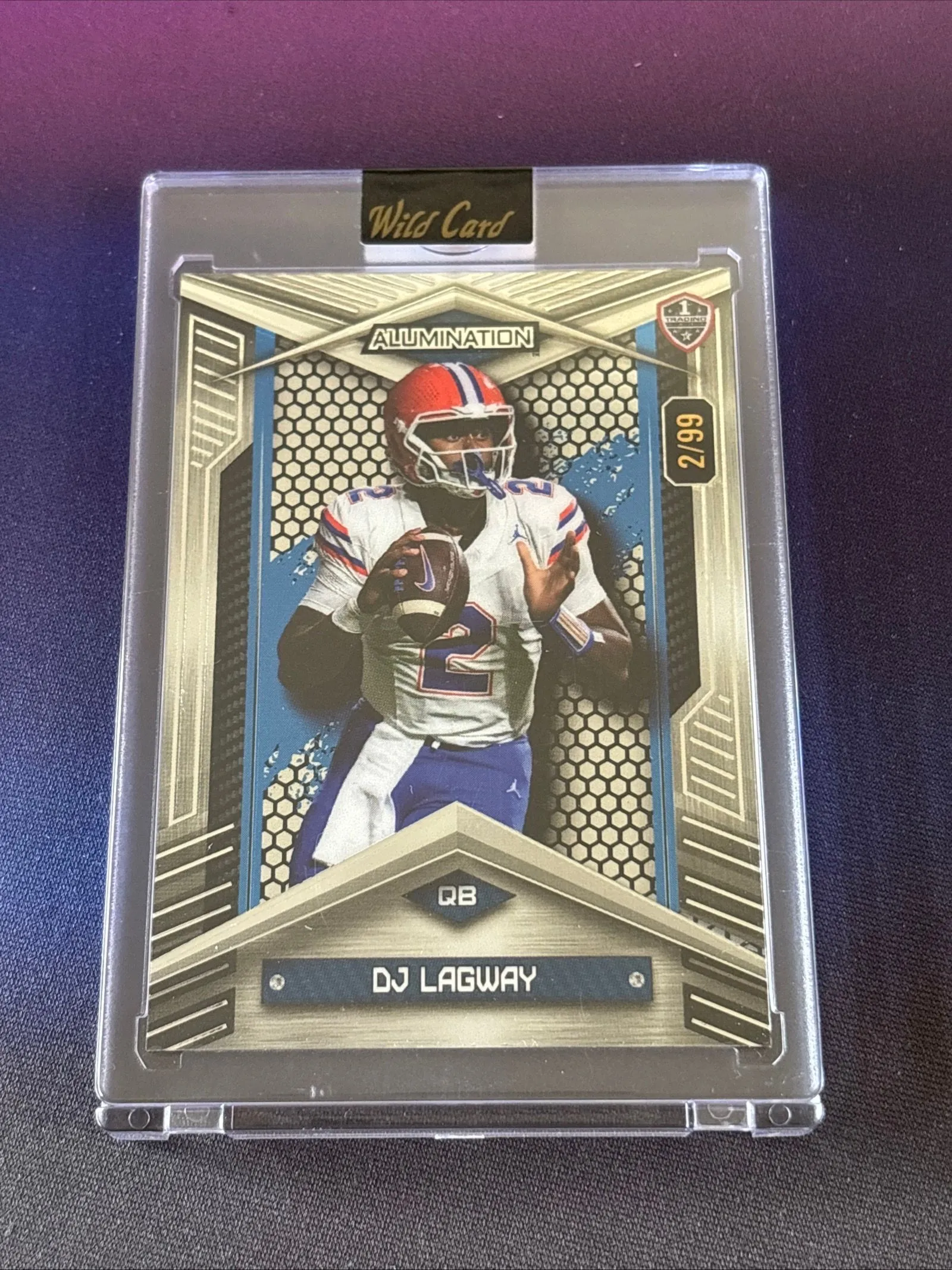 Product image for 2024 Wild Card Alumination DJ Lagway 1st Trading Card 2/99 ‘Jersey Match’