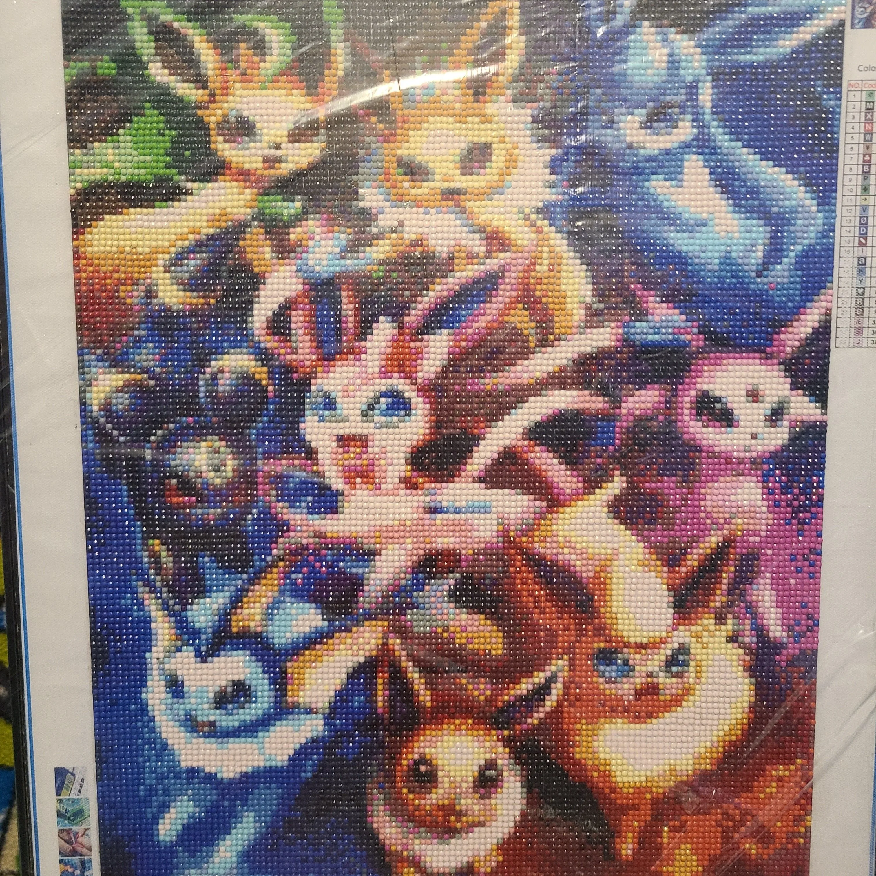 Product image for eeveelutions diamond art 18X20