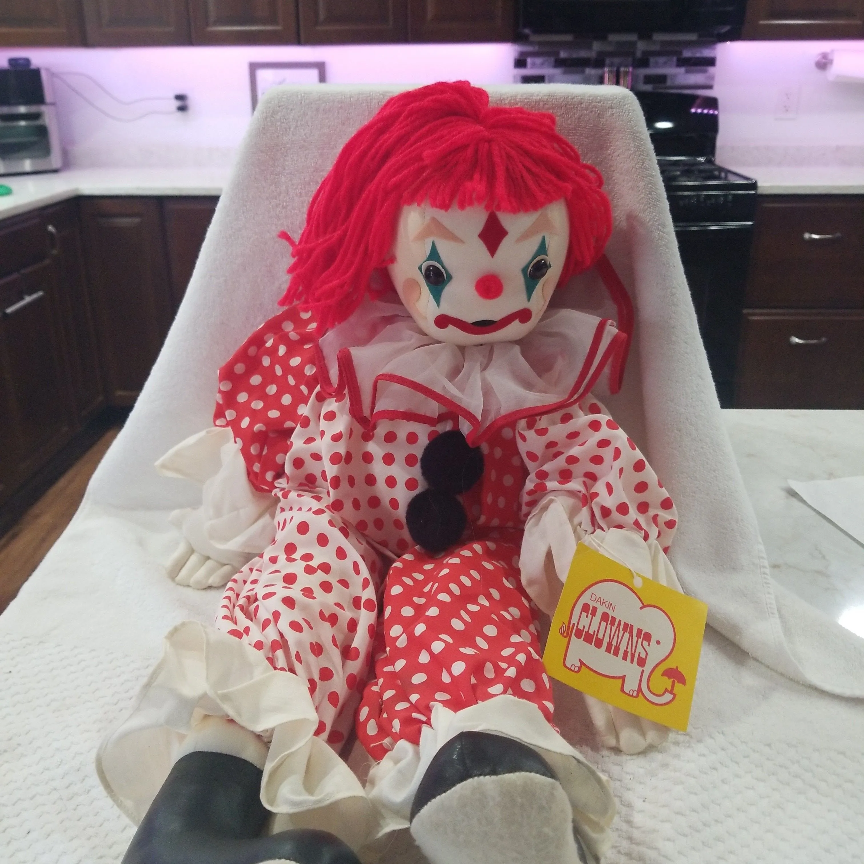 Product image for 1979 Dakin Clowns Plush 26.5" Tall 