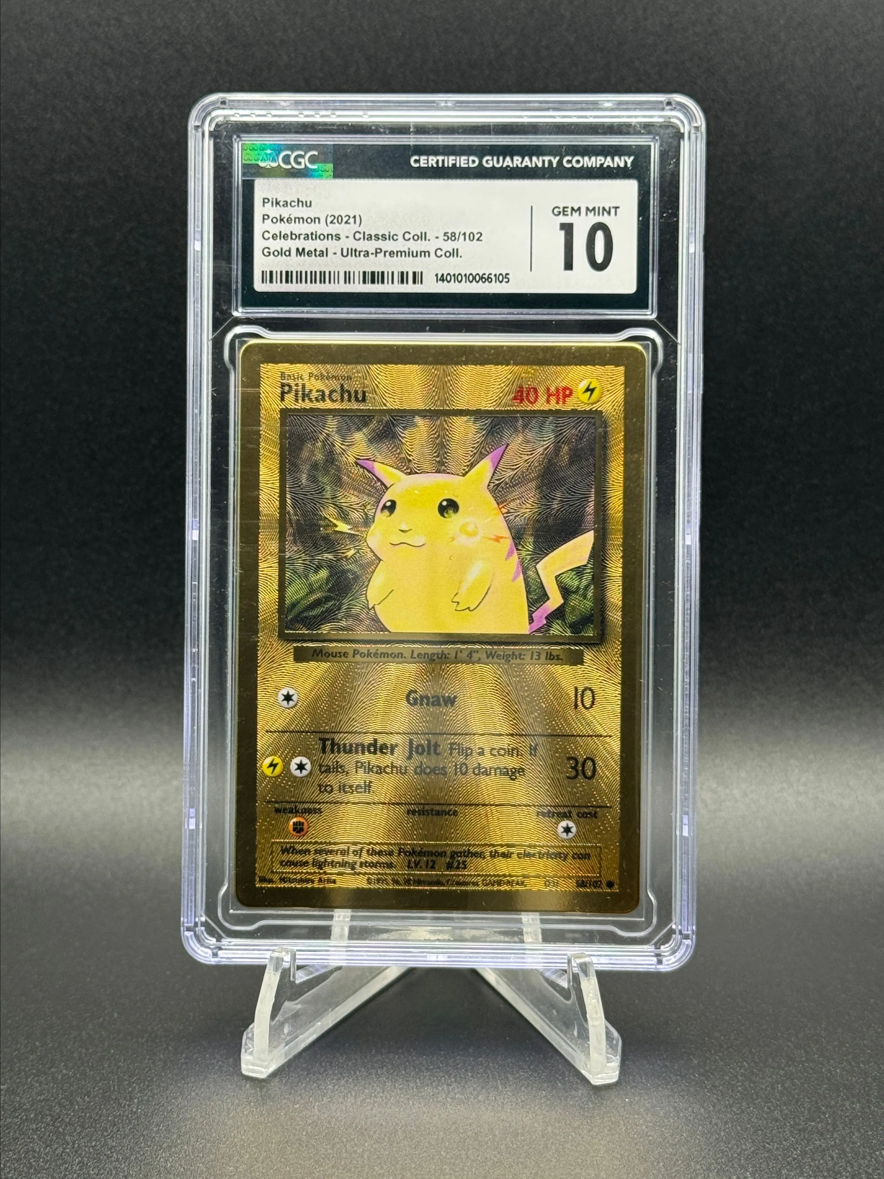 Slab- 2021 Pikachu Celebrations Gold Metal GEM 10  Whatnot: Shop, Sell,  Connect