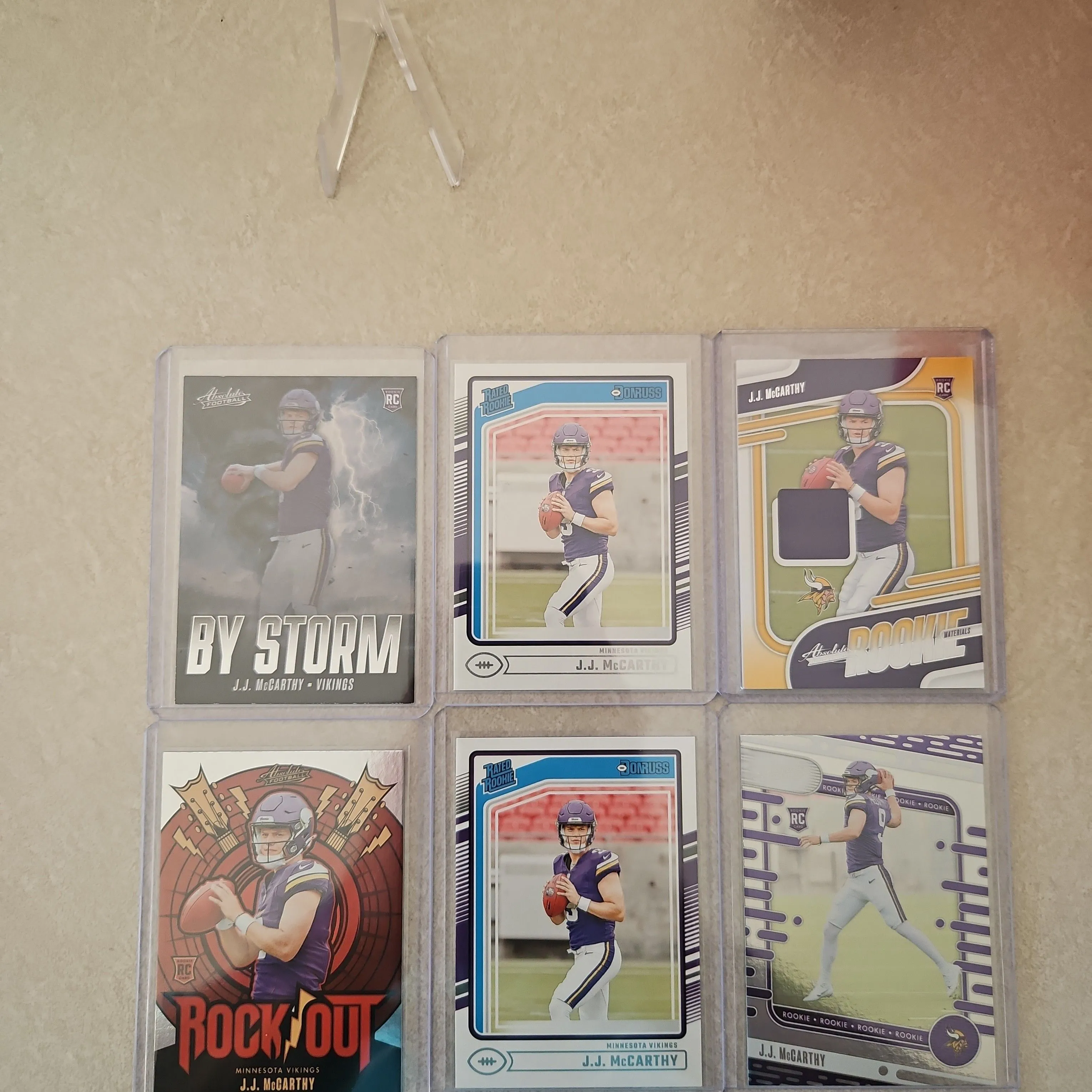 Product image for JJ McCarthy 6 card Lot