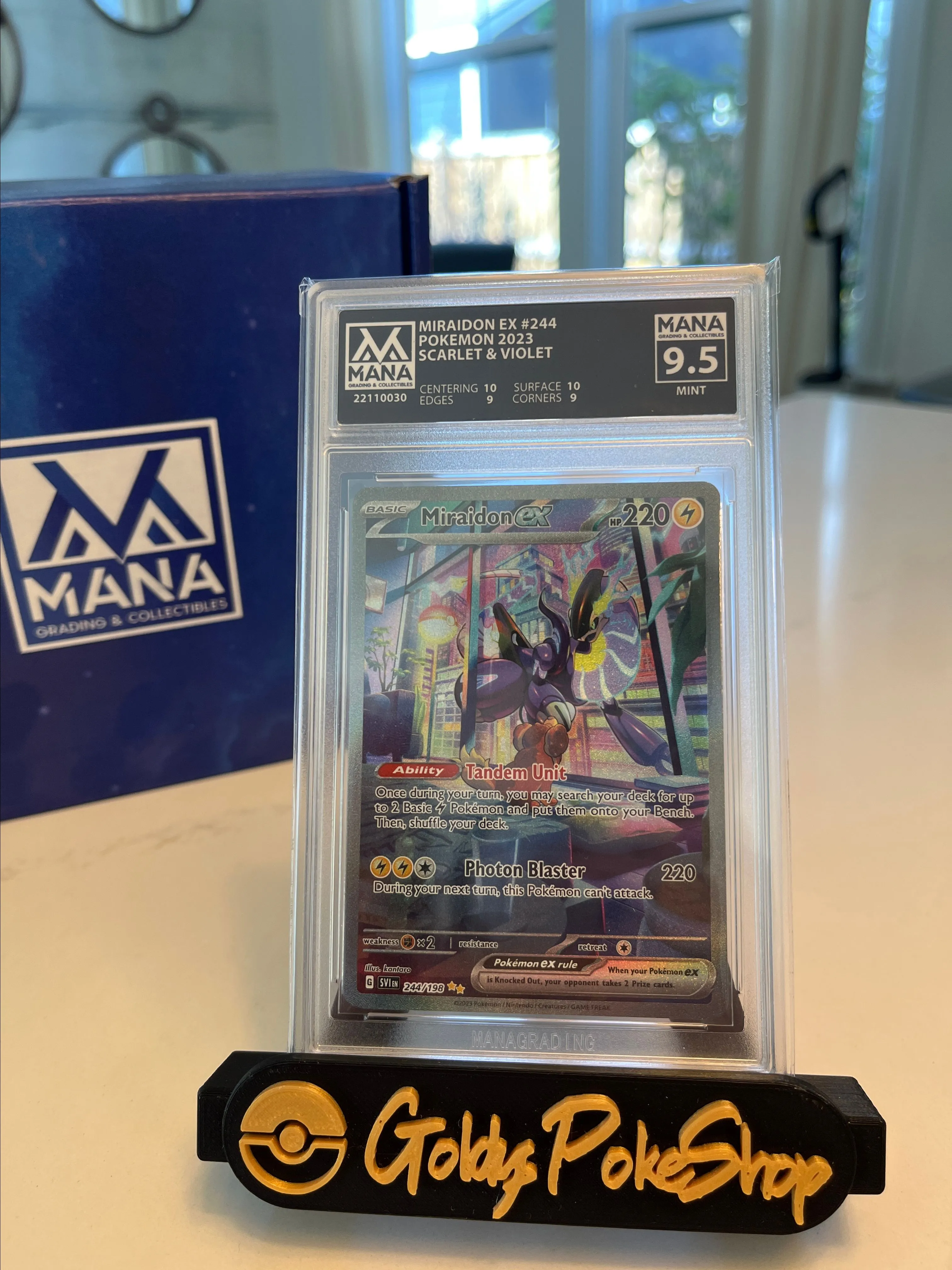 Product image for Miraidon ex 244/198 Sv01: Scarlet & Violet Base Set