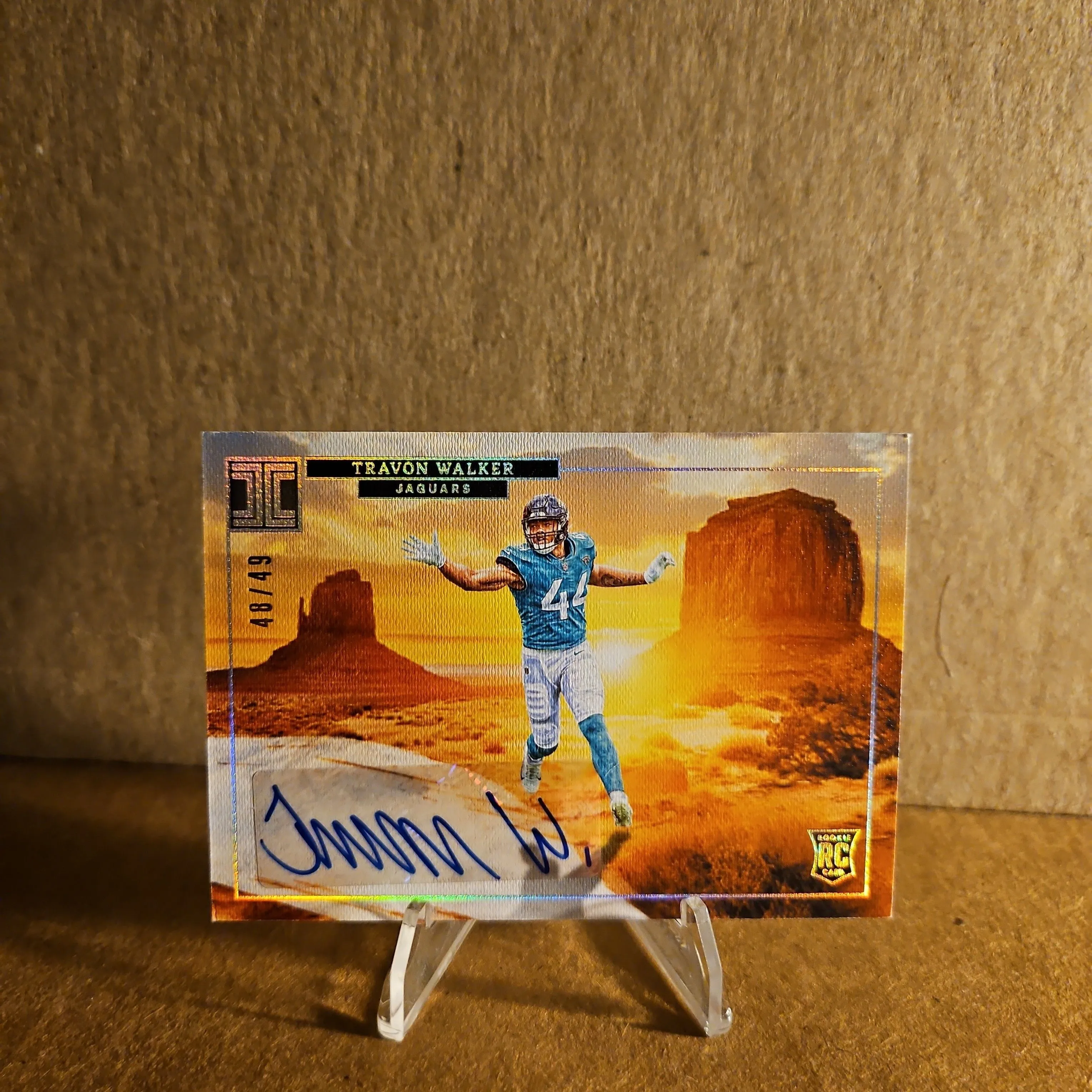 Product image for 2022 Panini Impeccable - Rookie Landscape Travon Walker Auto 48/49