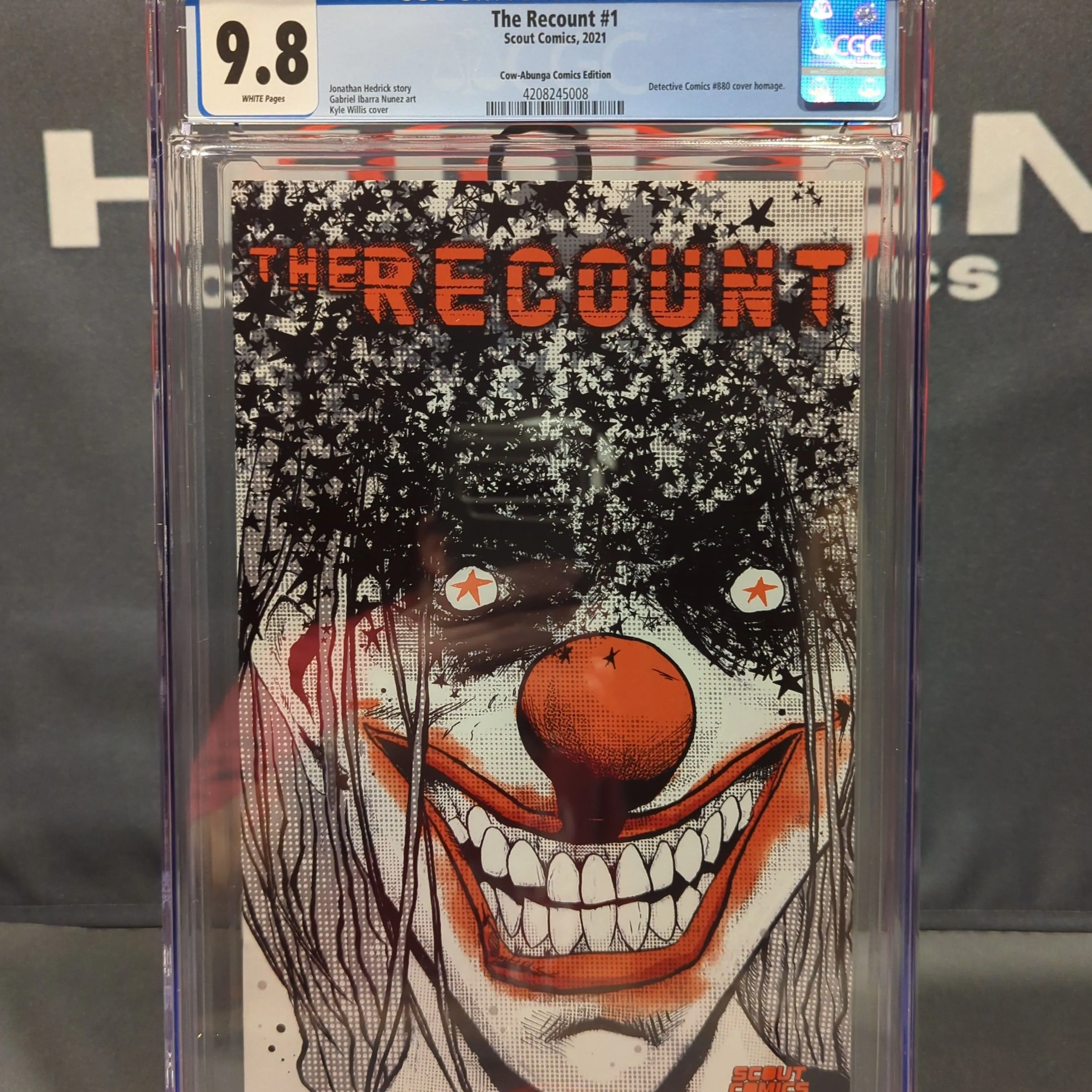 Product image for The Recount 1 Cow-Abunga Comics Edition CGC 9.8 2021