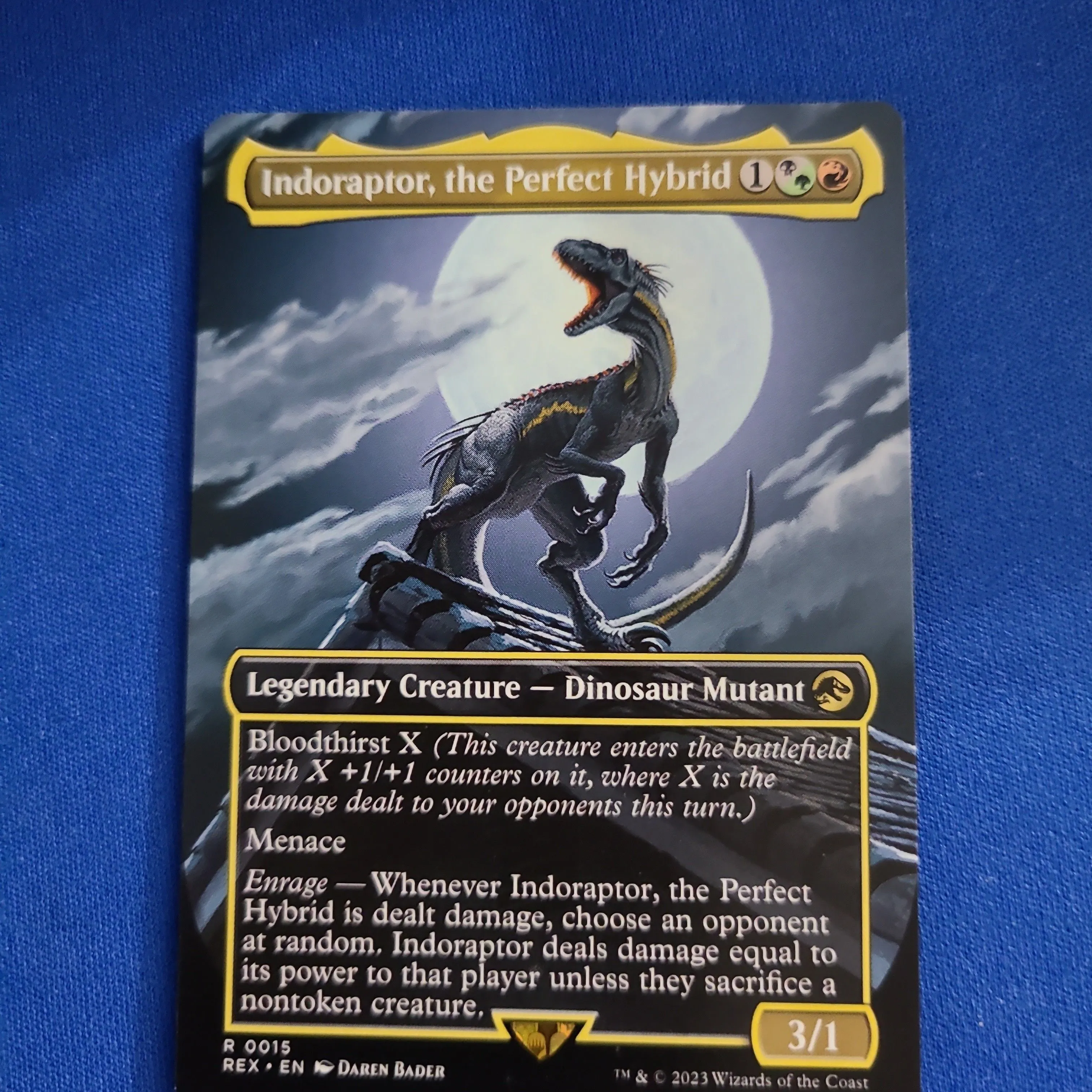 Product image for Indoraptor, the Perfect Hybrid (Borderless)