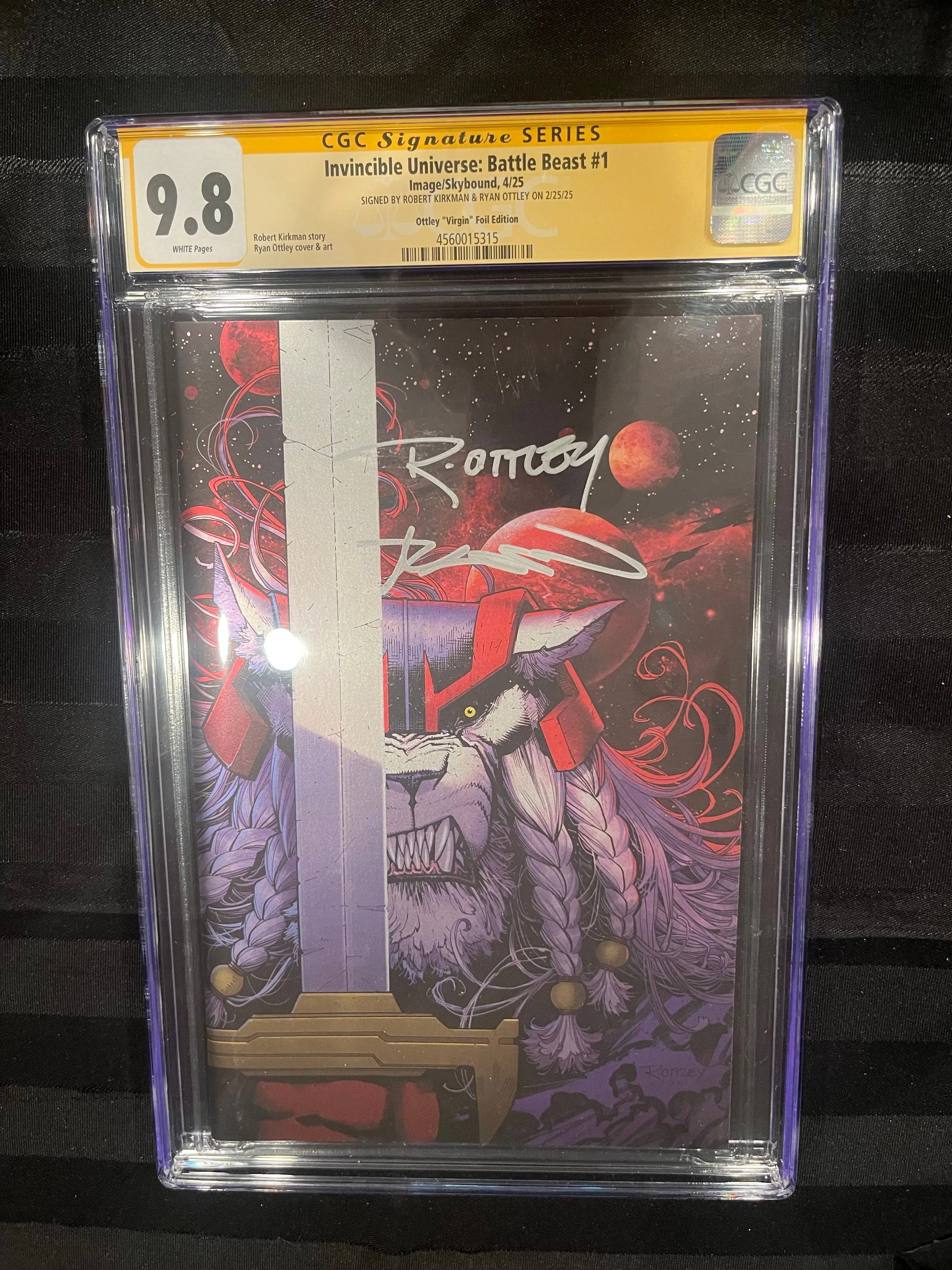 Product image for BATTLE BEAST 1:1000 CGC 9.8 DOUBLE SIGNED