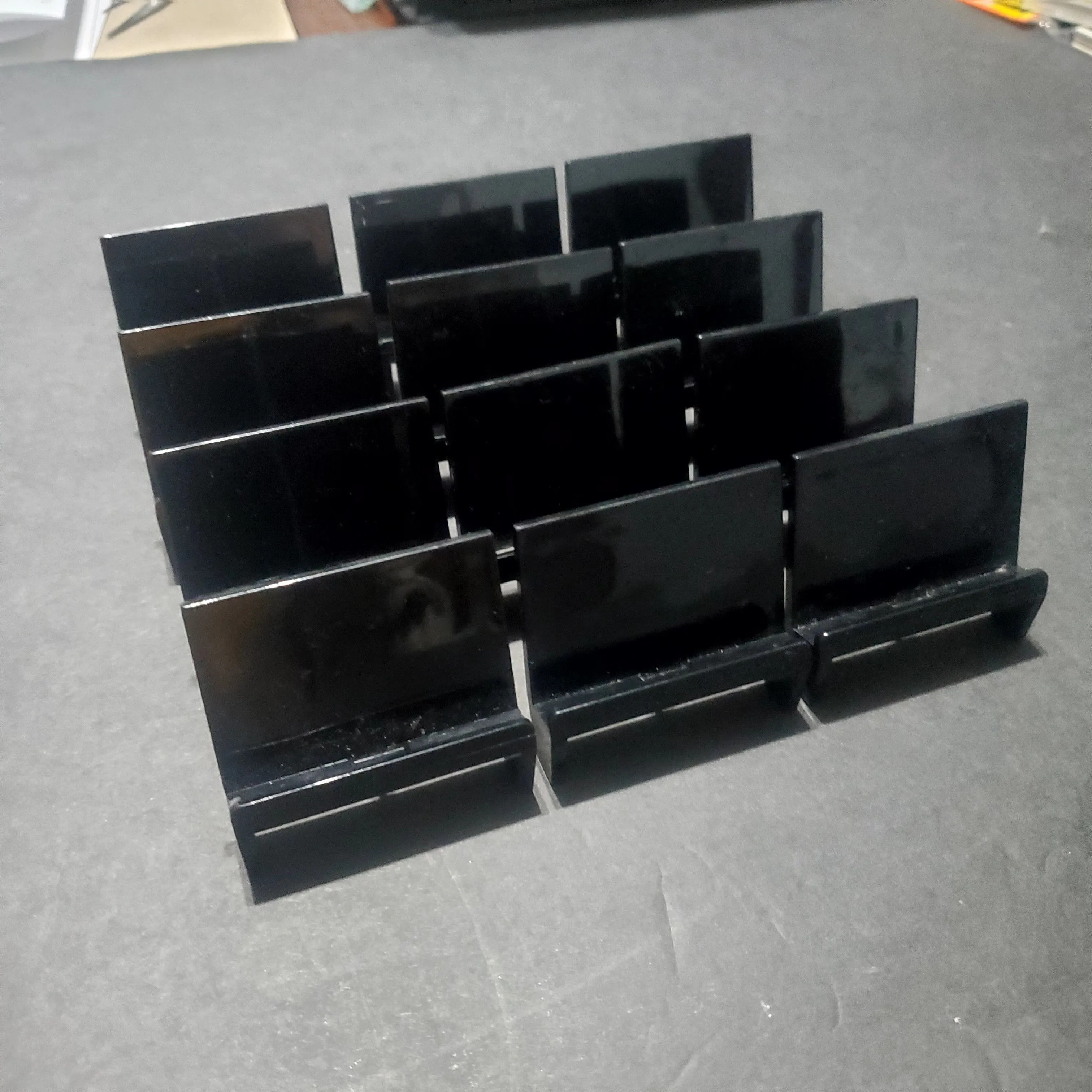 Product image for Lot of (12) Pro Mold Card Display Stands.