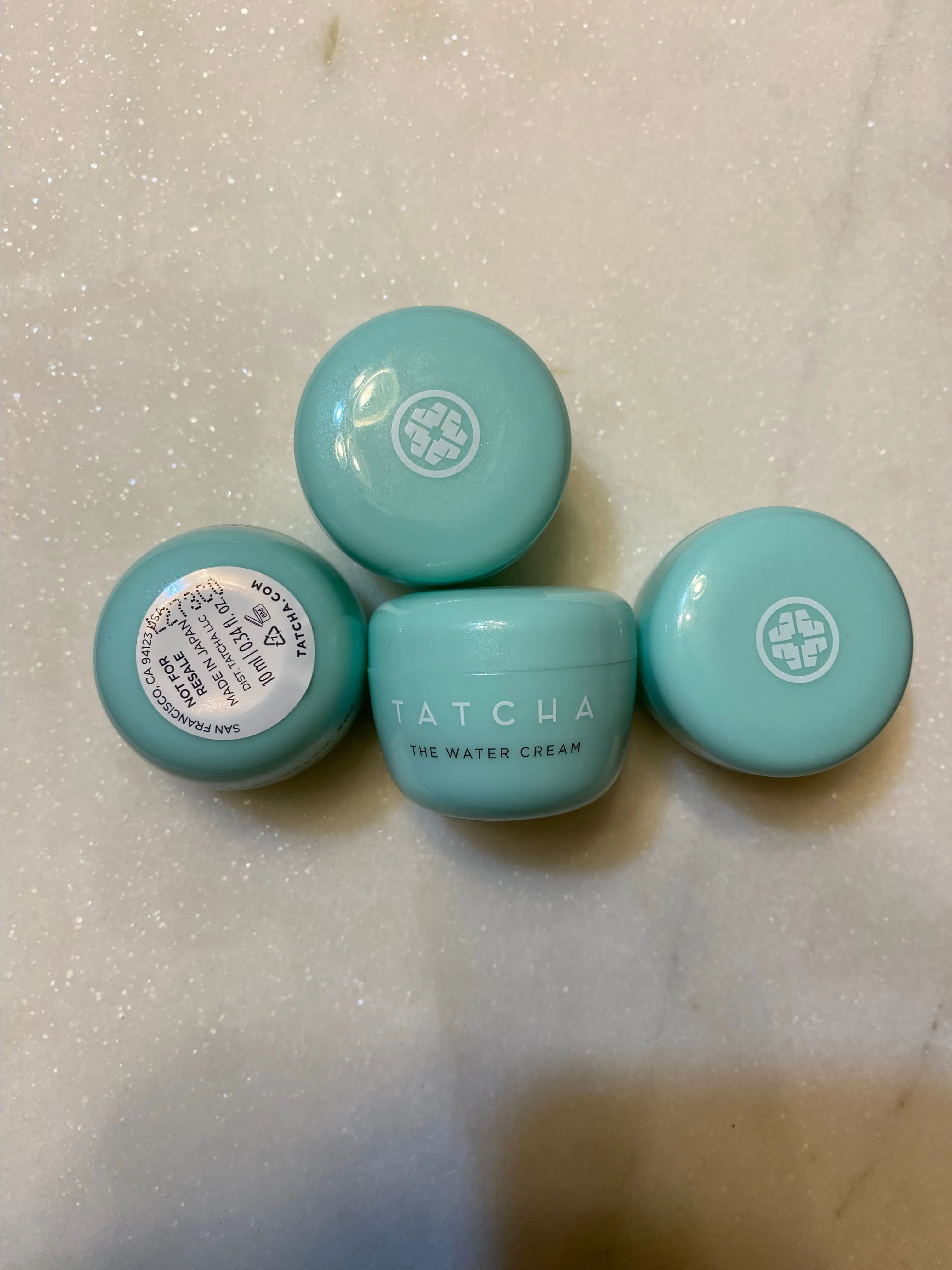 Product image for 00. BUNDLE OF 4 Tatcha mini The Water Creams