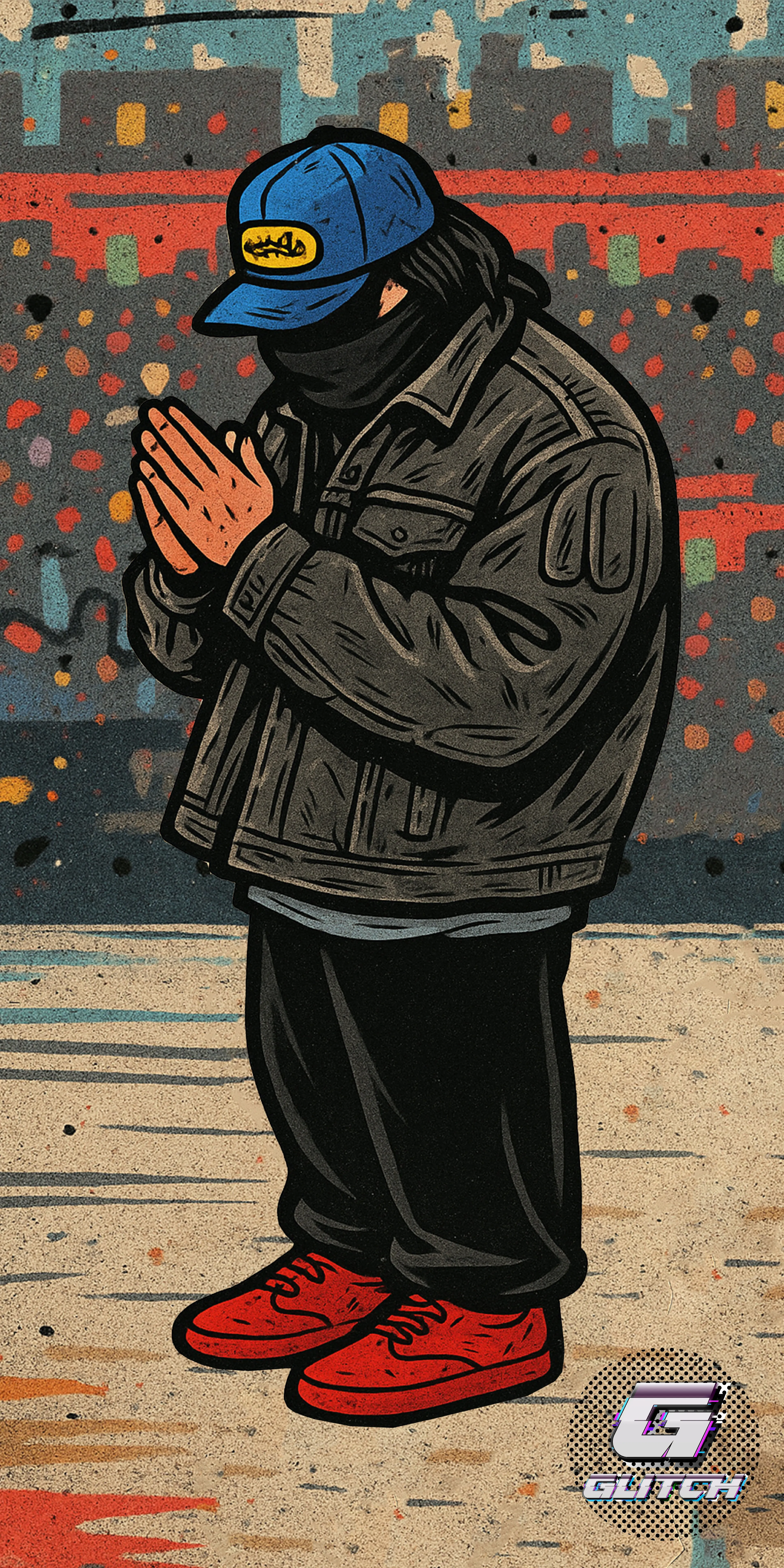 Product image for DREW Bless Up Denim Poster