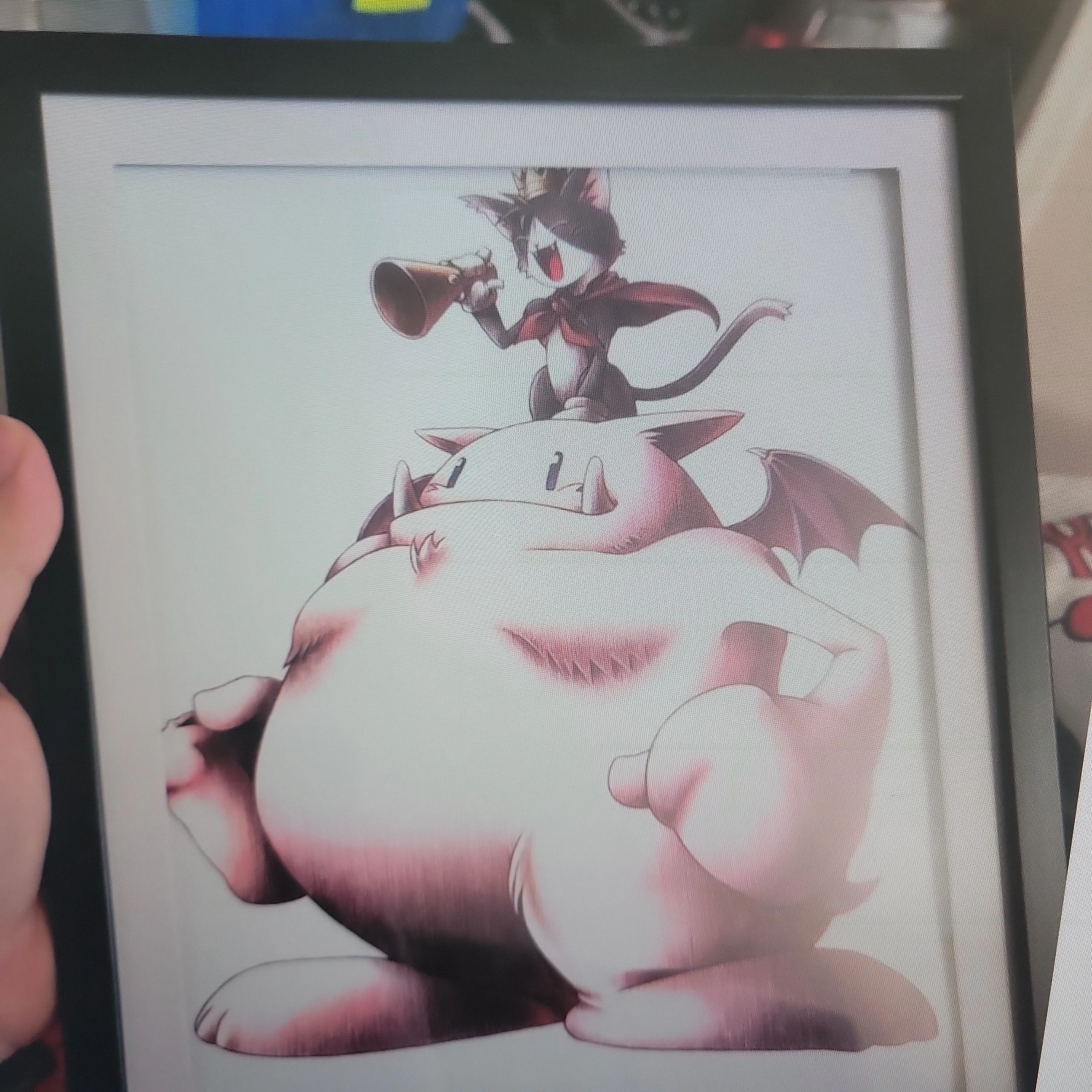 Product image for final fantasy 7 cait sith custom art 8x10