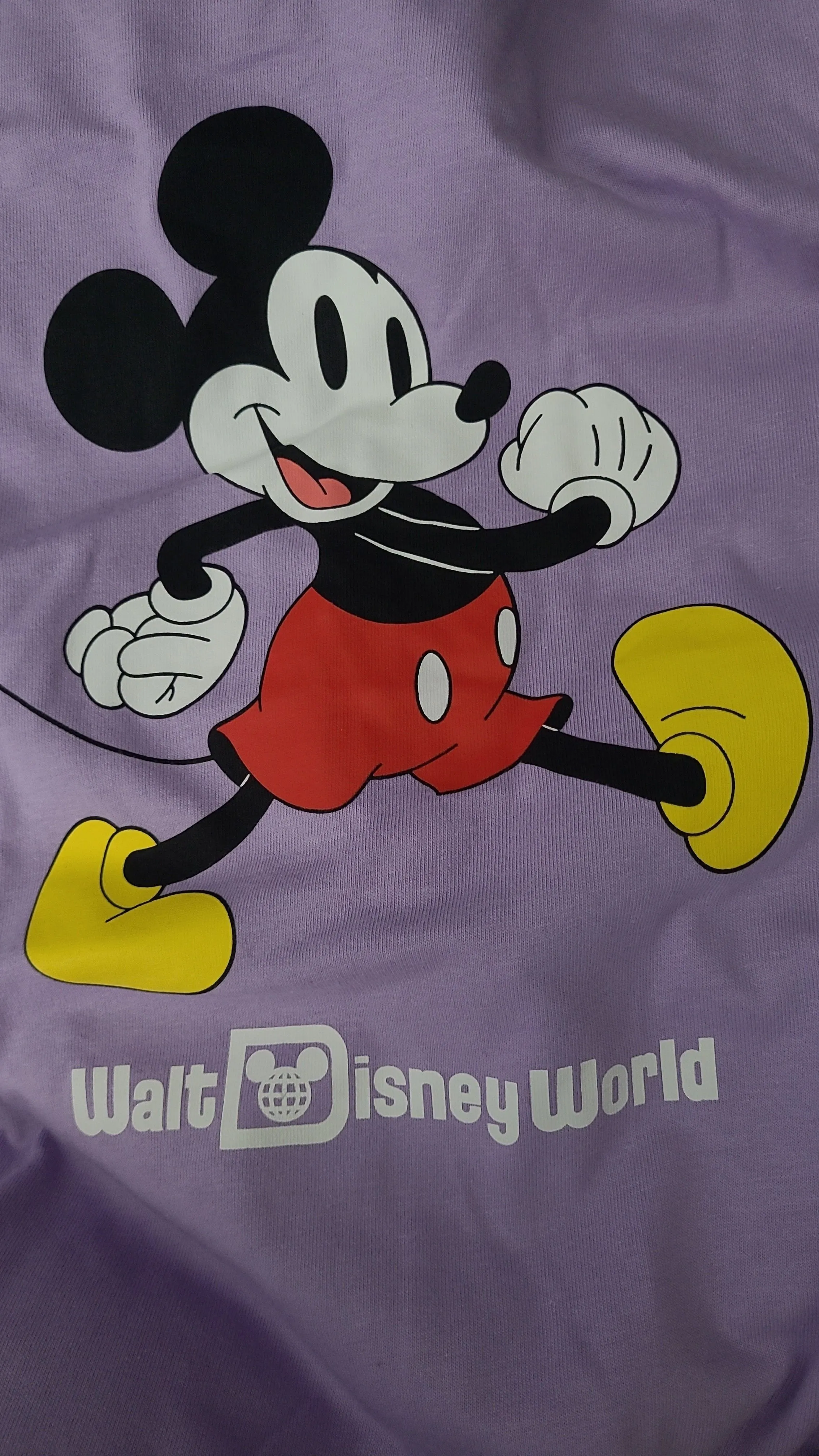 Product image for Disney Parks Sz Medium Purple WDW Mickey Mouse Graphic Print Tank Top