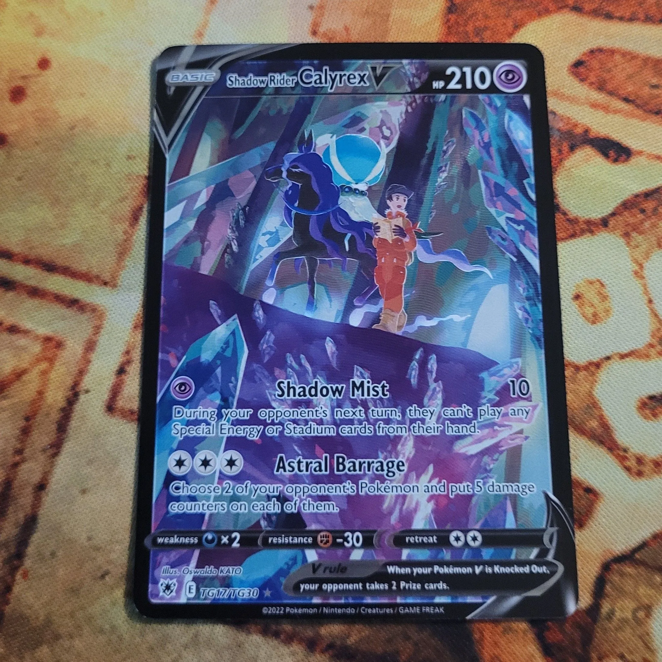Product image for Shadow Rider Calyrex V #TG17/TG30