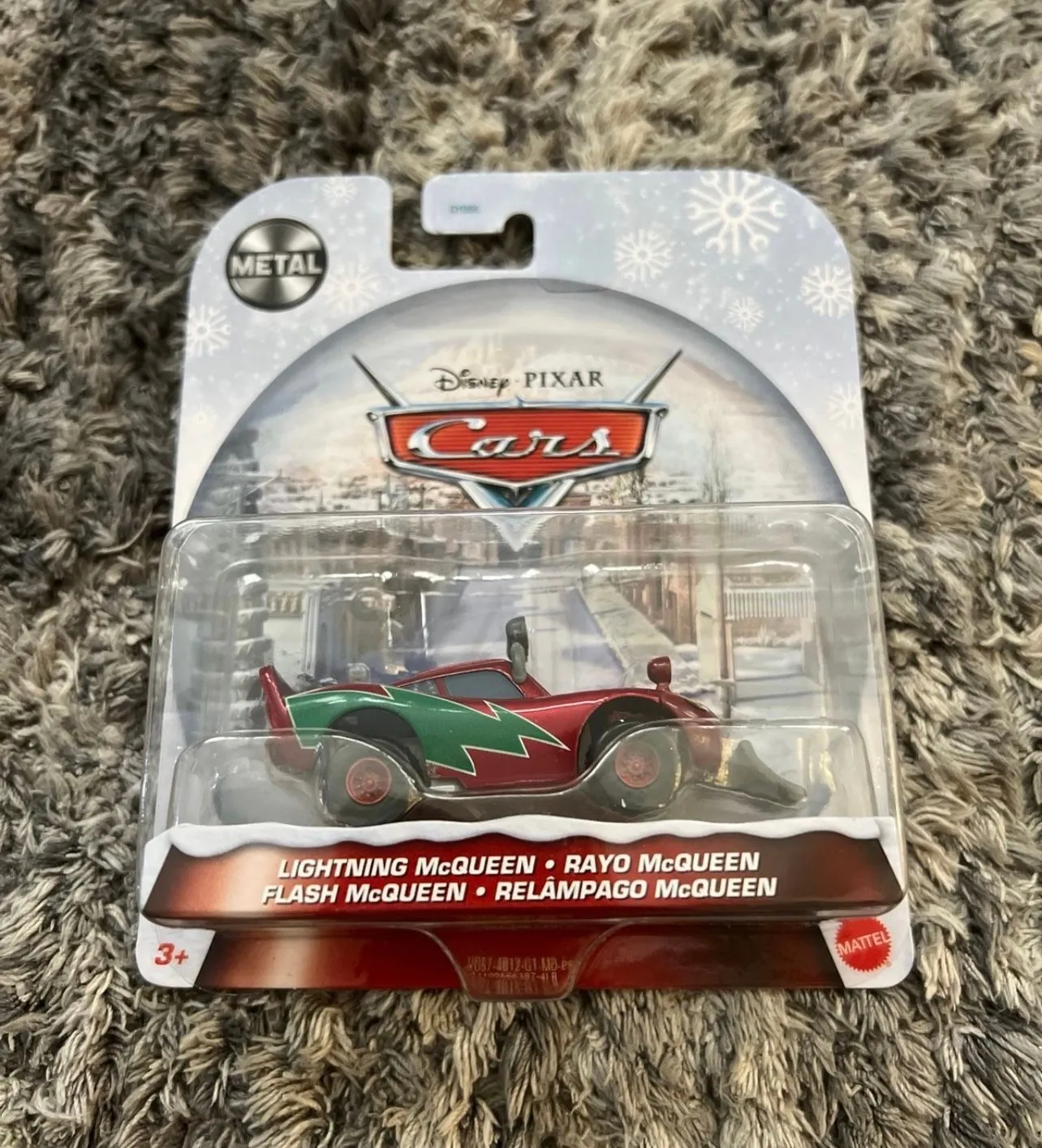 Product image for Disney Pixar Cars LIGHTNING MCQUEEN Christmas Winter Holiday