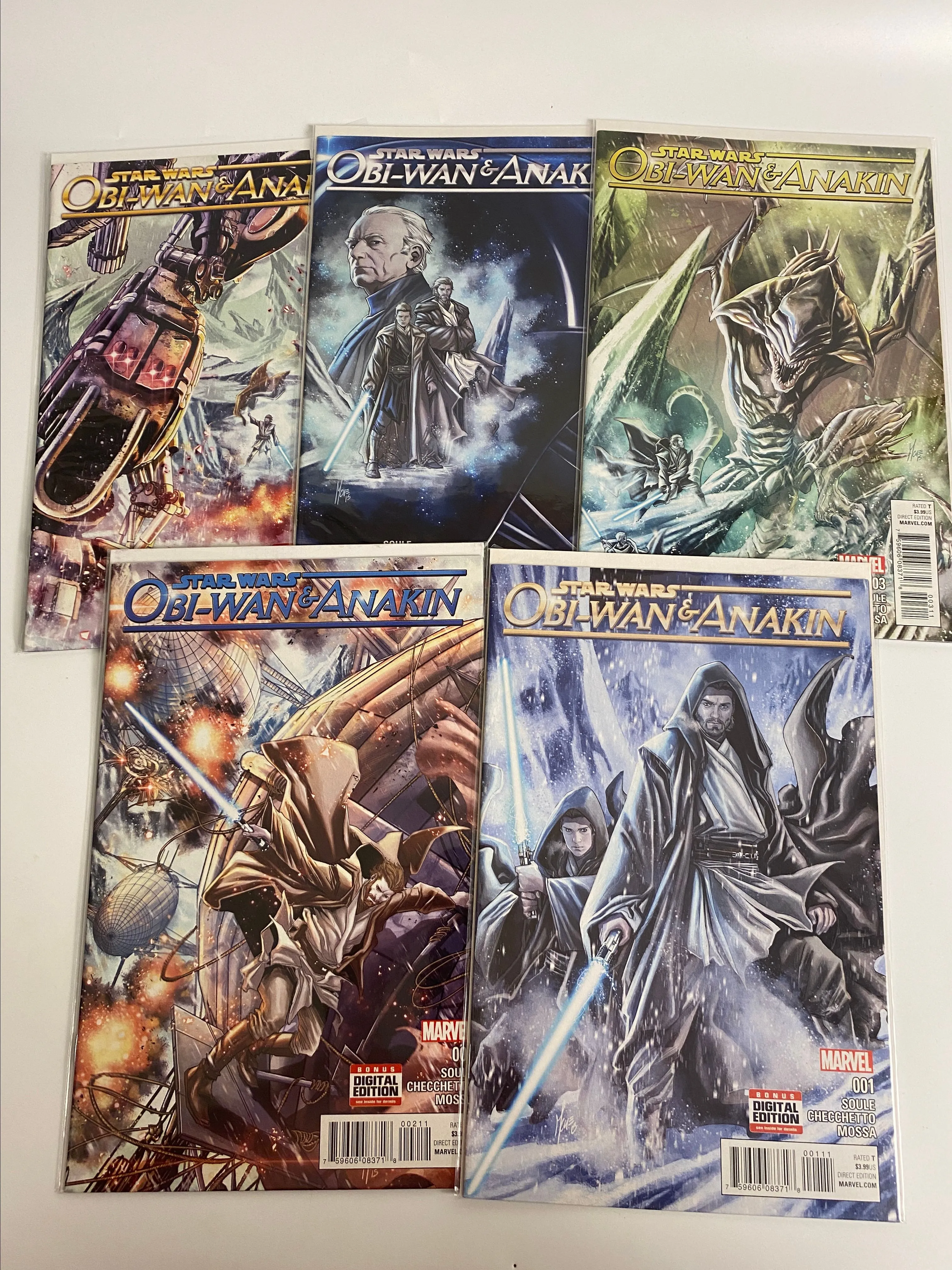 Product image for COMPLETE SERIES Star Wars Obi-Wan & Anakin #1-5 (2015, Marvel) 
