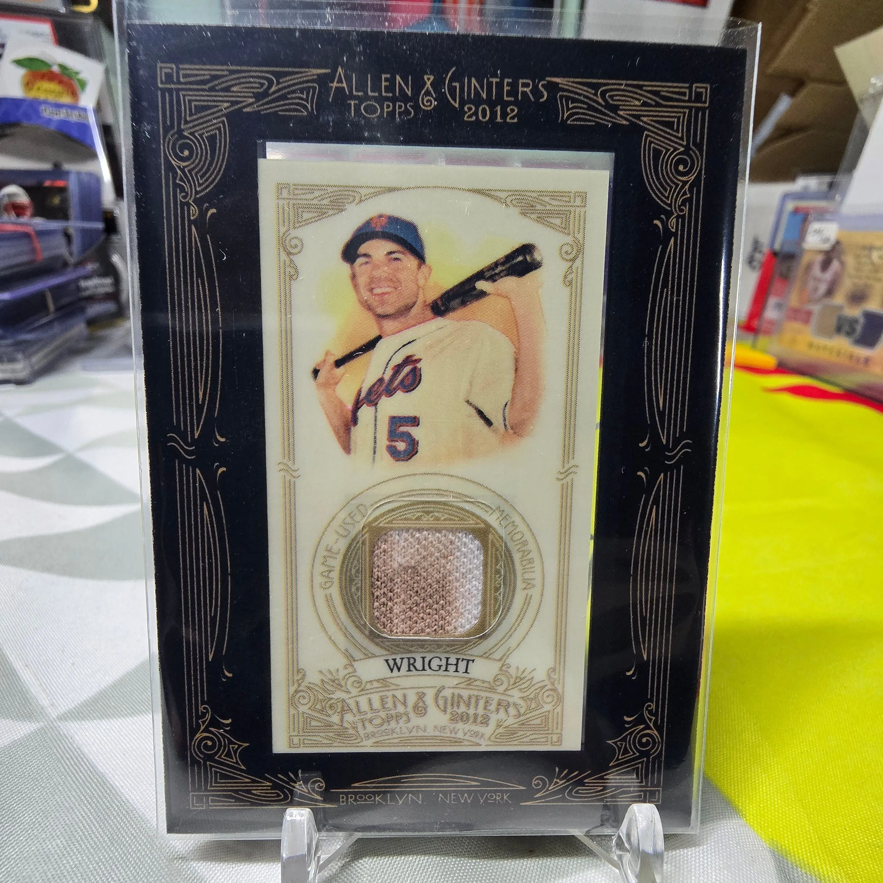 Product image for 2012 Topps Allen & Ginter Relics #AGR-DW David Wright New York Mets Patch PICS*

Card is peeling at 