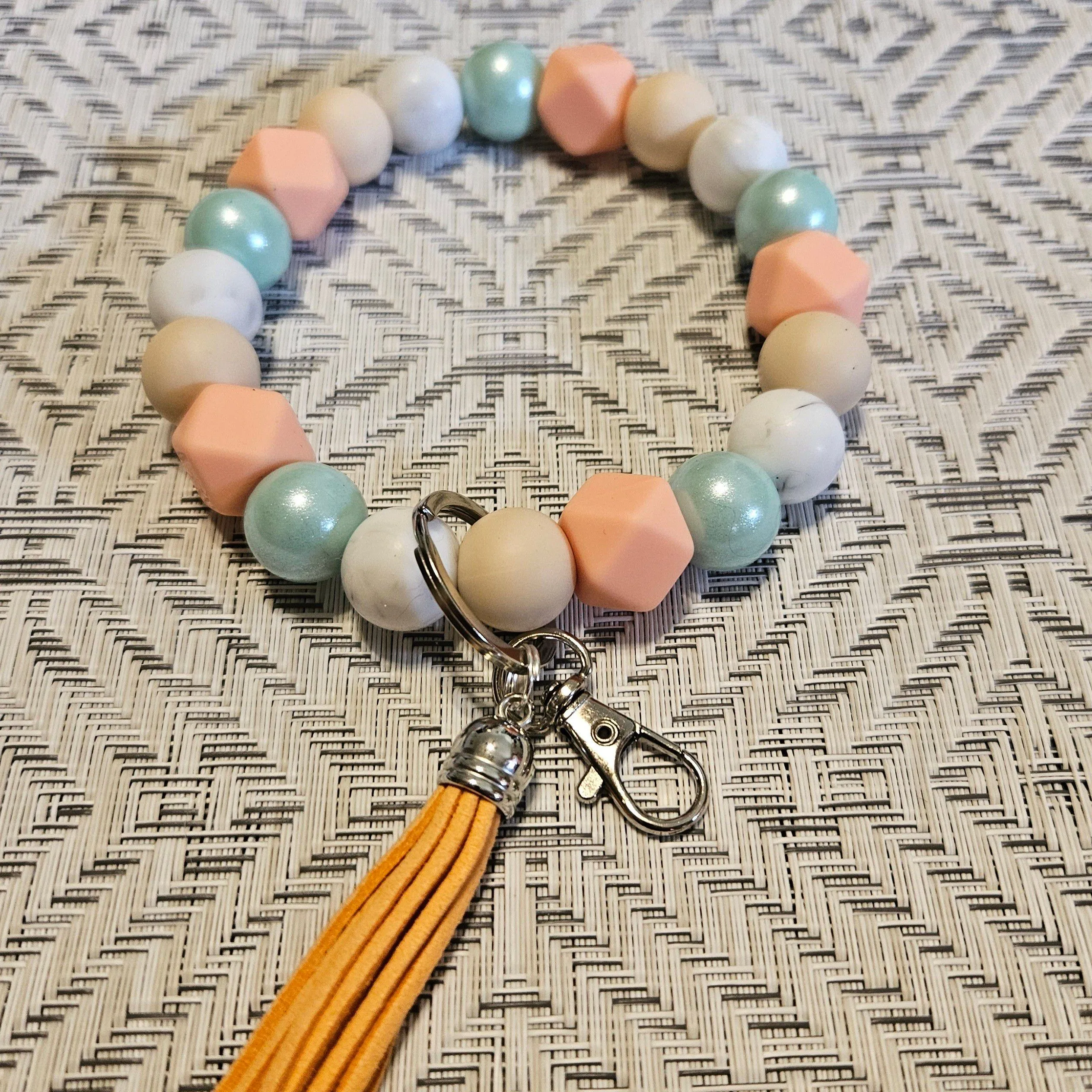 Product image for Neutral Spring Colored Wristlet