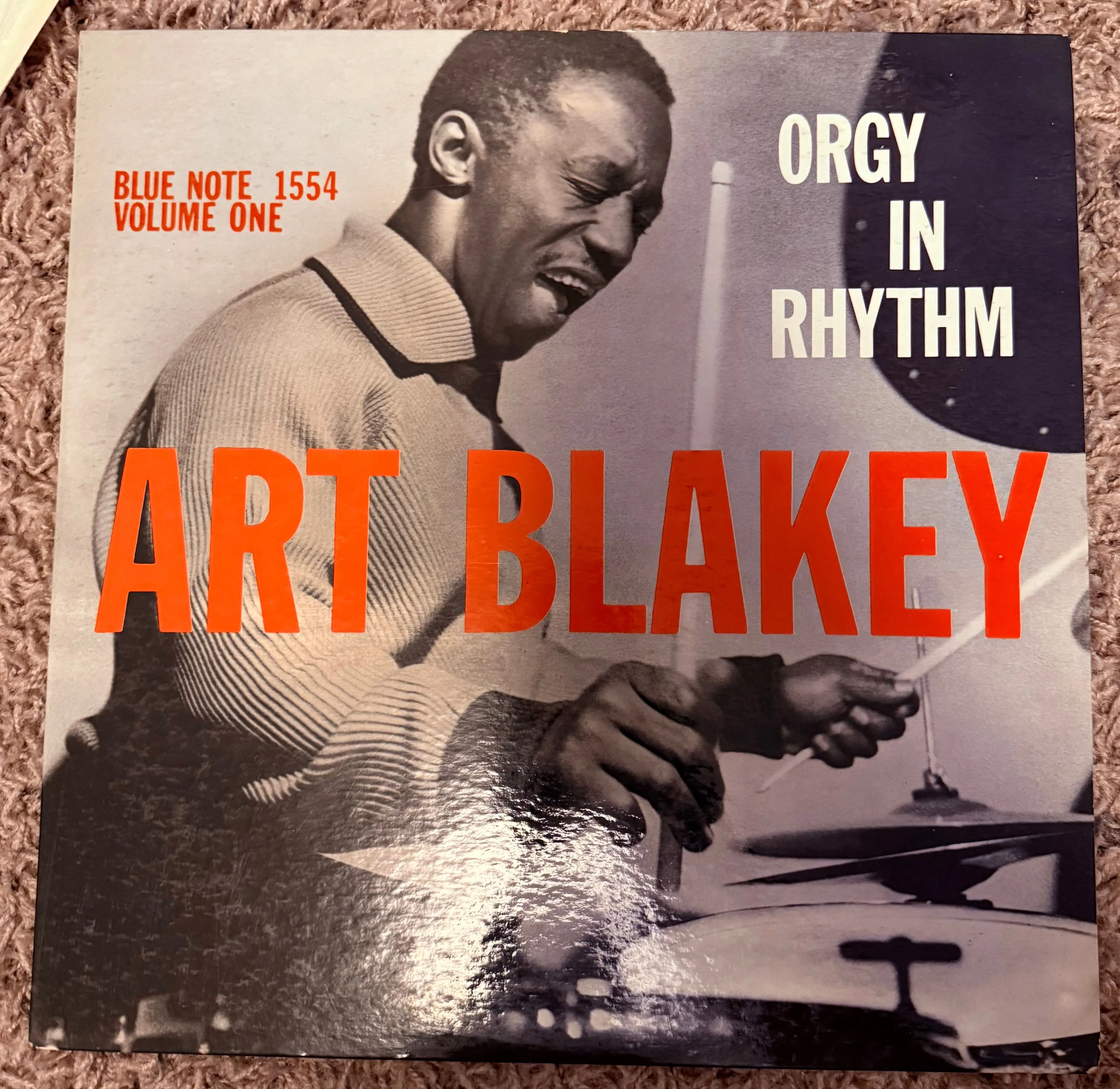 Product image for Art Blakey "Orgy In Rhythm Vol.1" LP -Blue Note 1554 -Mono RVG DG Ear W.63 CLEAN