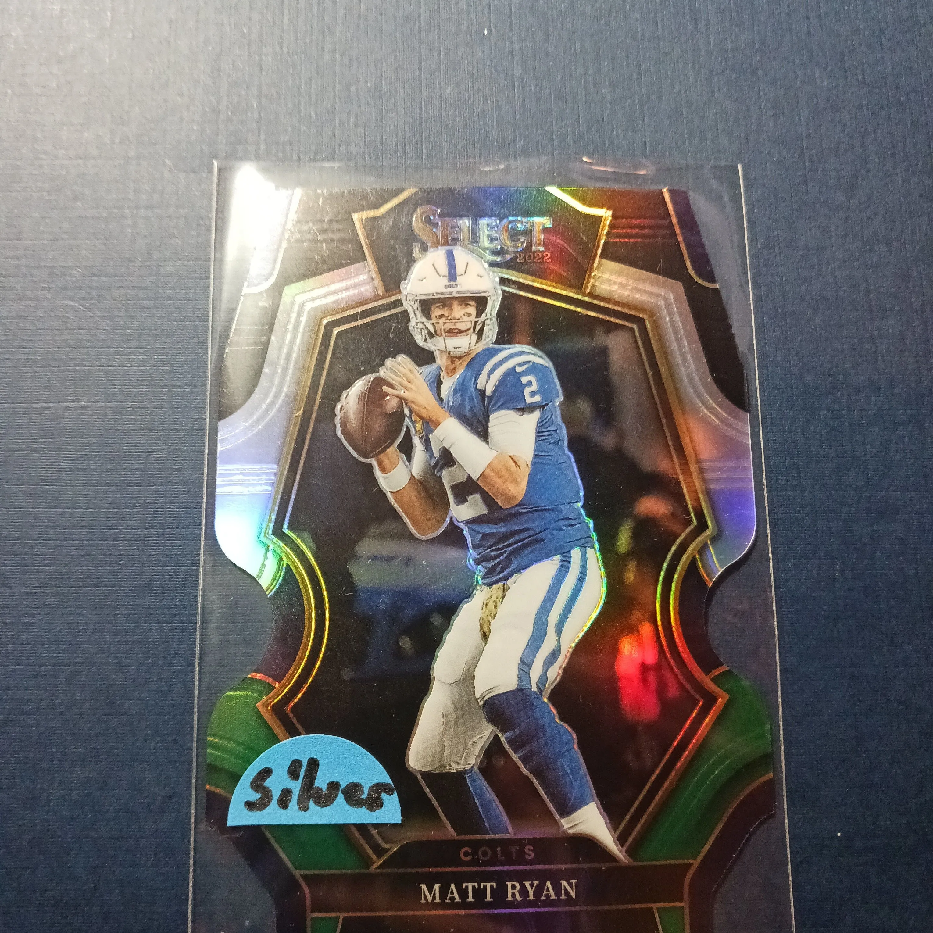 Product image for Matt Ryan 2022 Select Die Cut Black & Green