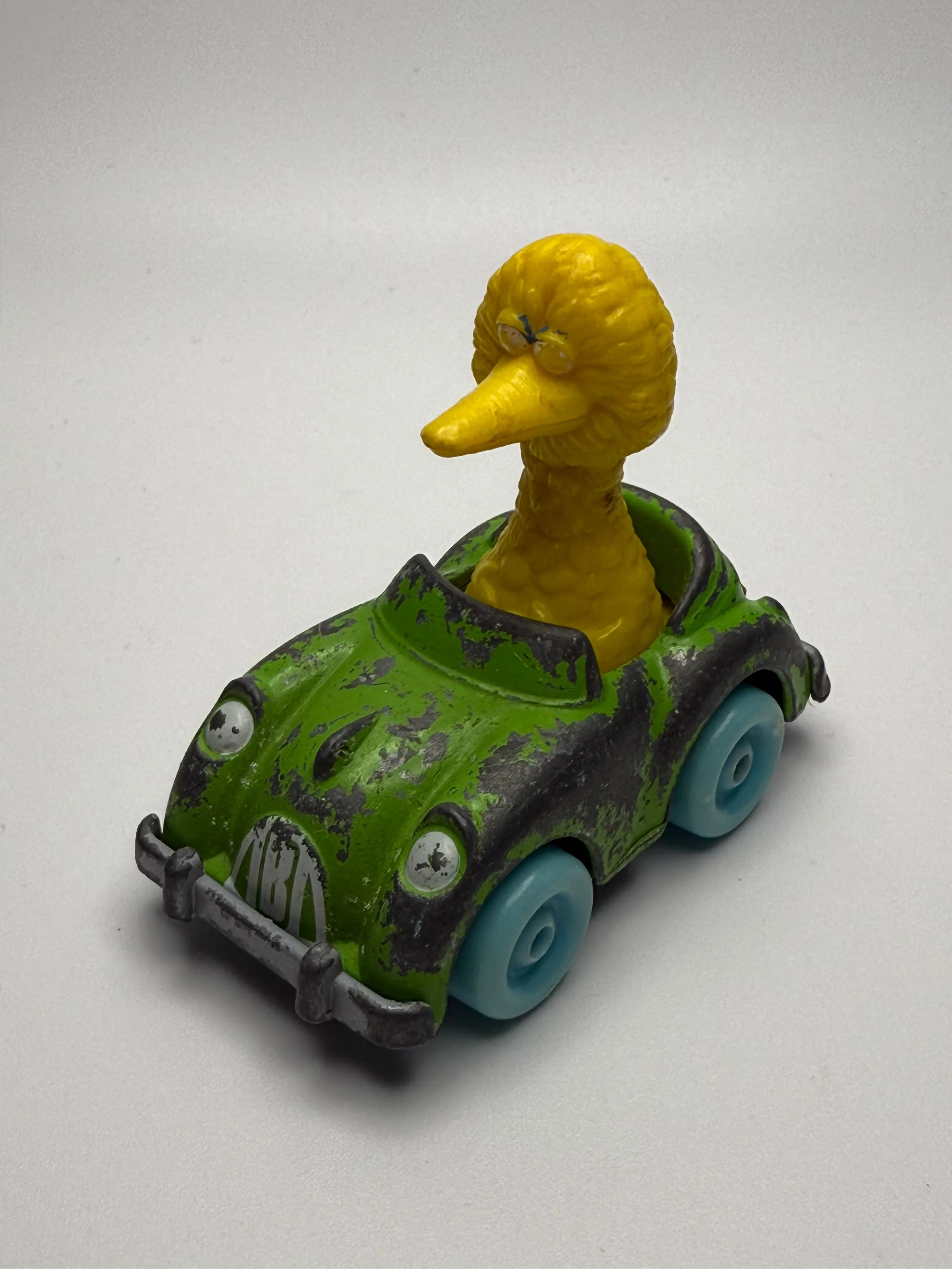 Product image for 67. Sesame Street Die Cast Big Bird Green Car 1981