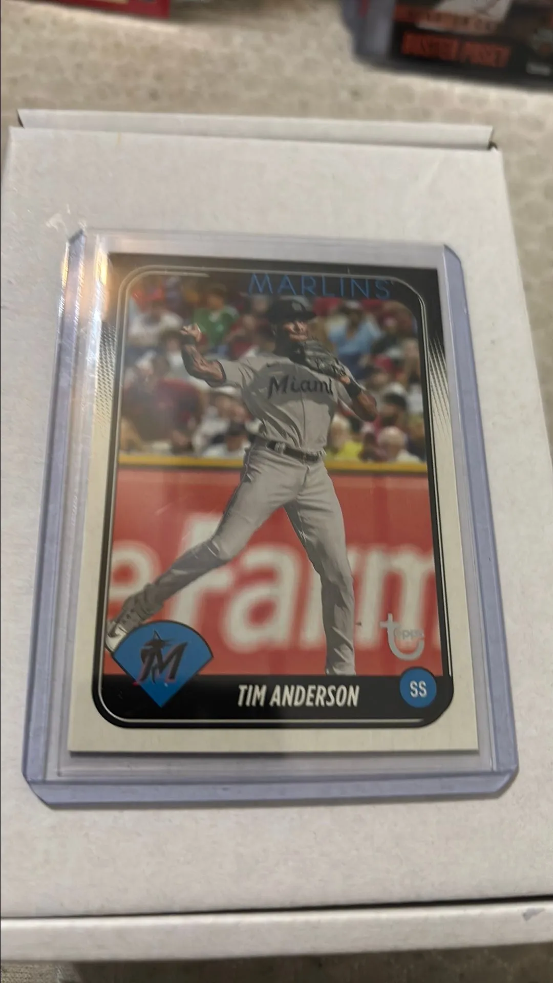 Product image for Tim Anderson 2024 topps vintage Marlins