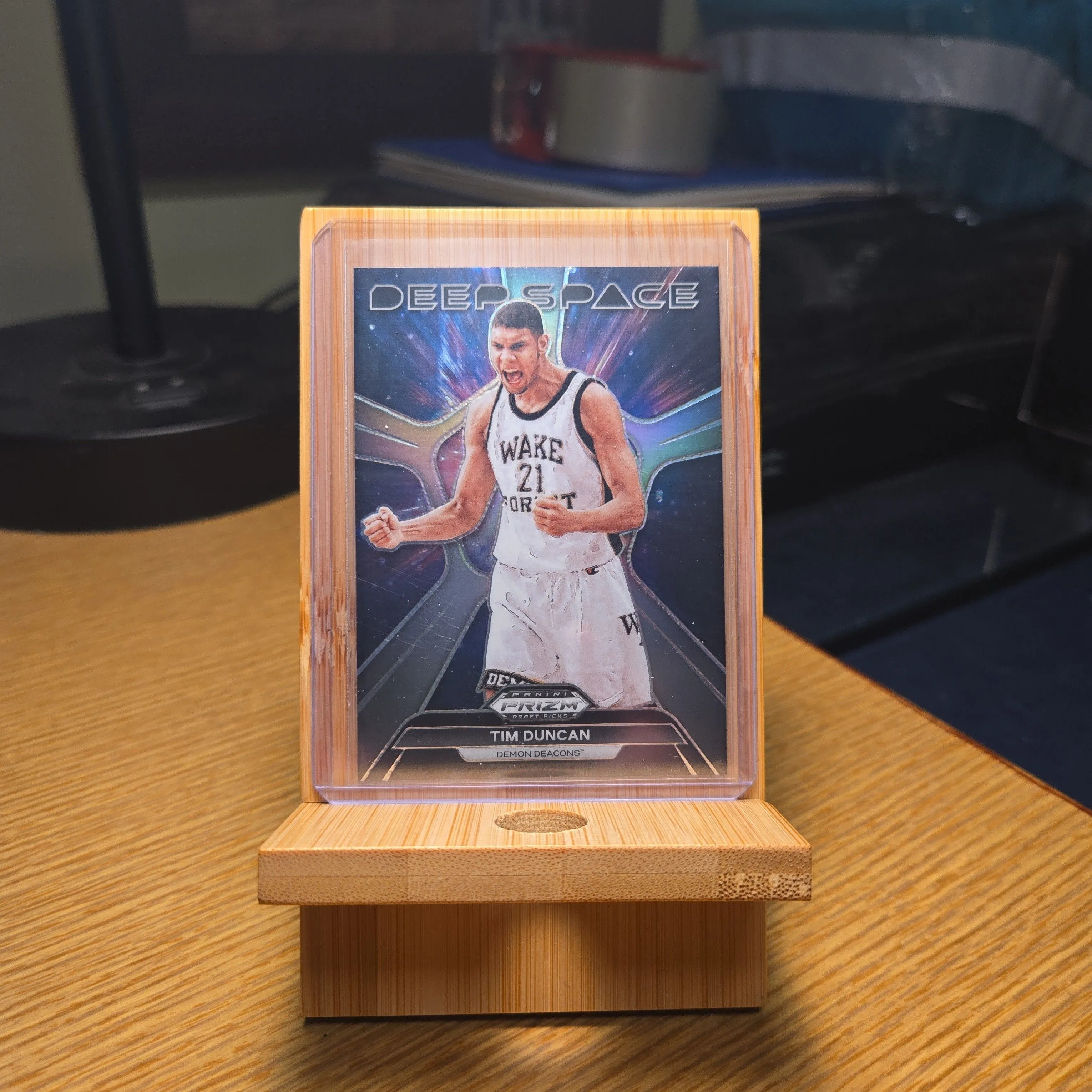 Product image for 2024 Panini Prizm Draft Picks Deep Space Silver Prizm Tim Duncan 
